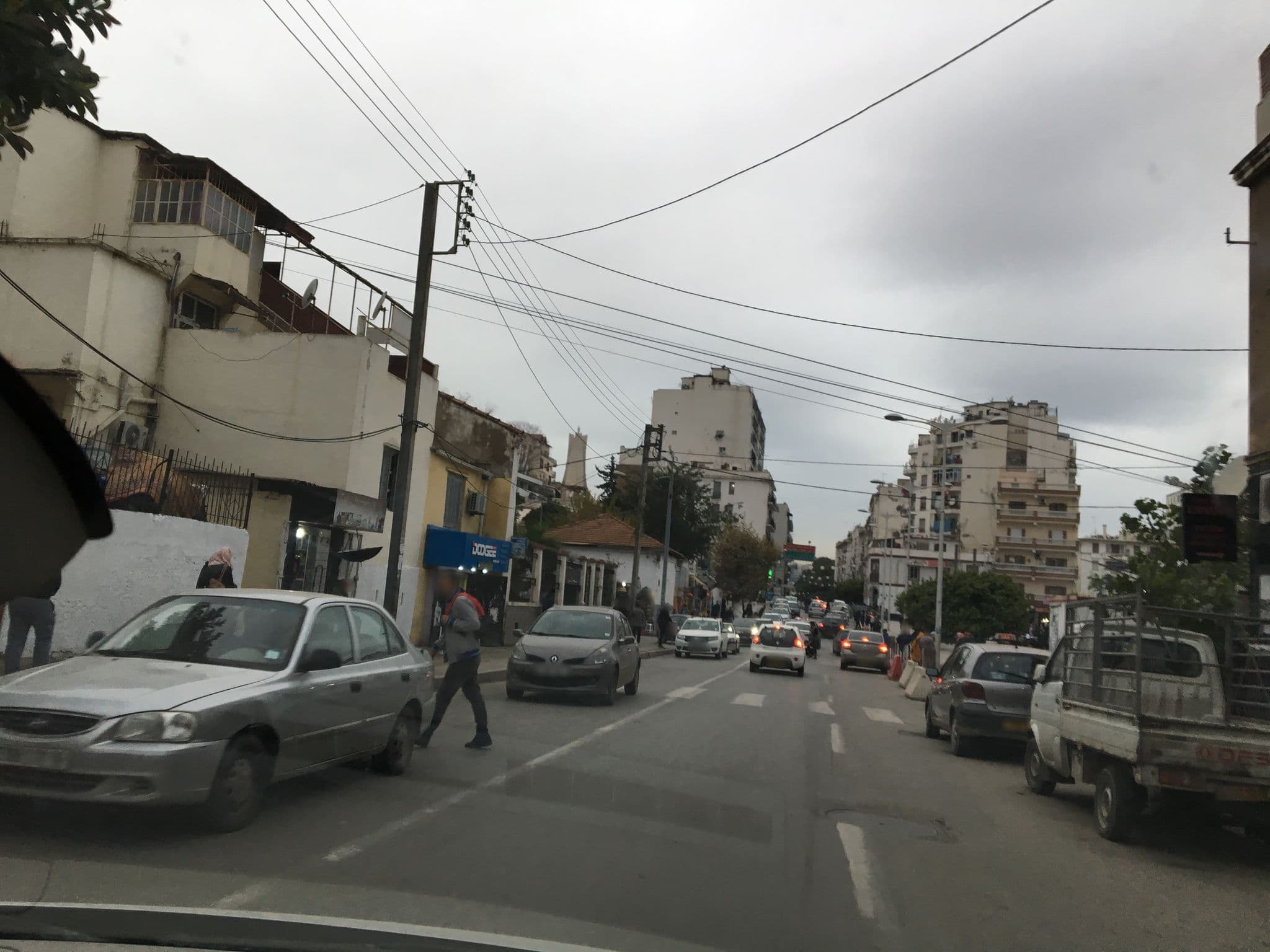 Street view near Dortoir Ennour, Algiers — © daoud2 (CC BY-SA · Mapillary)