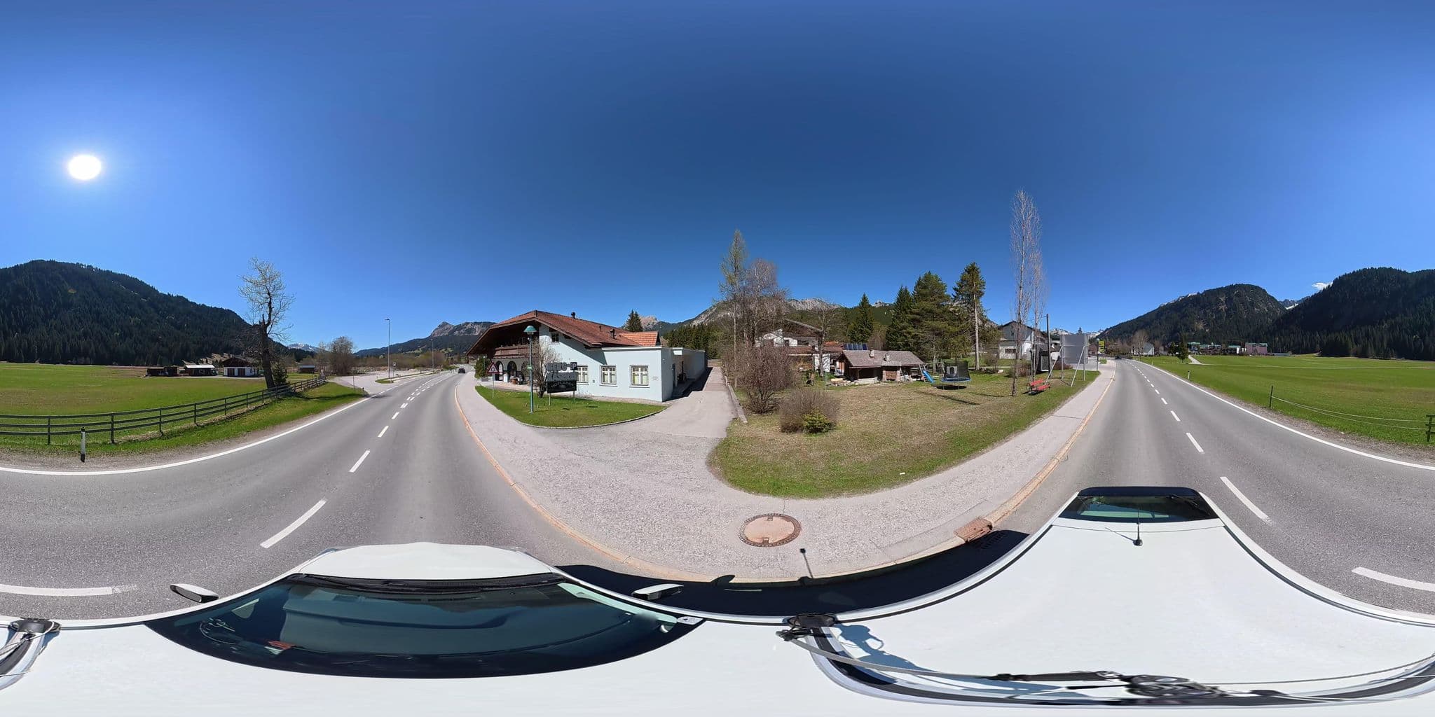 Street view near Haus Moll - Almhütten und Wohnungen, Tannheim