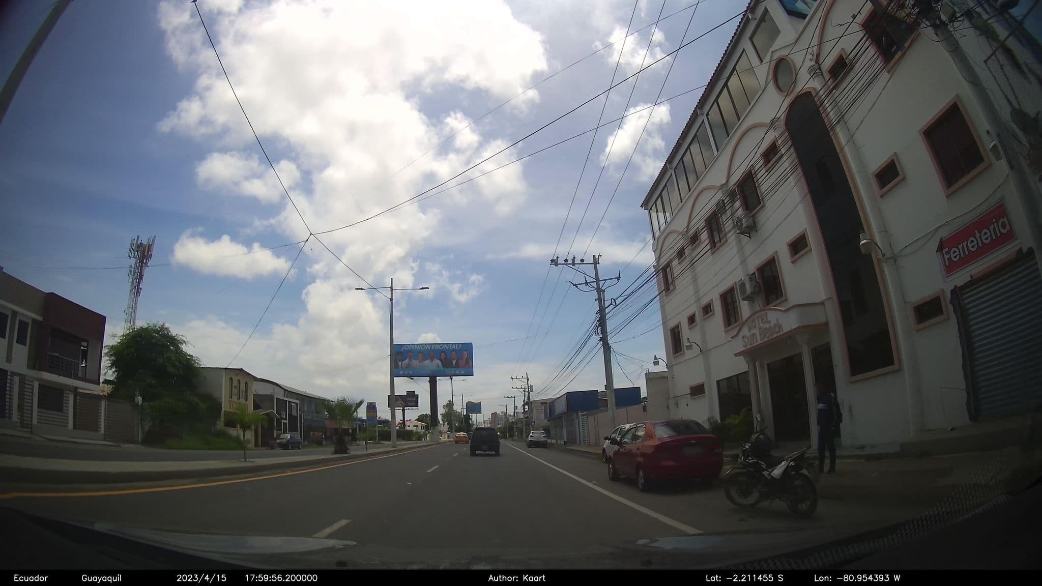Street view near Hotel Sun Beach, Salinas — © kaart_2 (CC BY-SA · Mapillary)