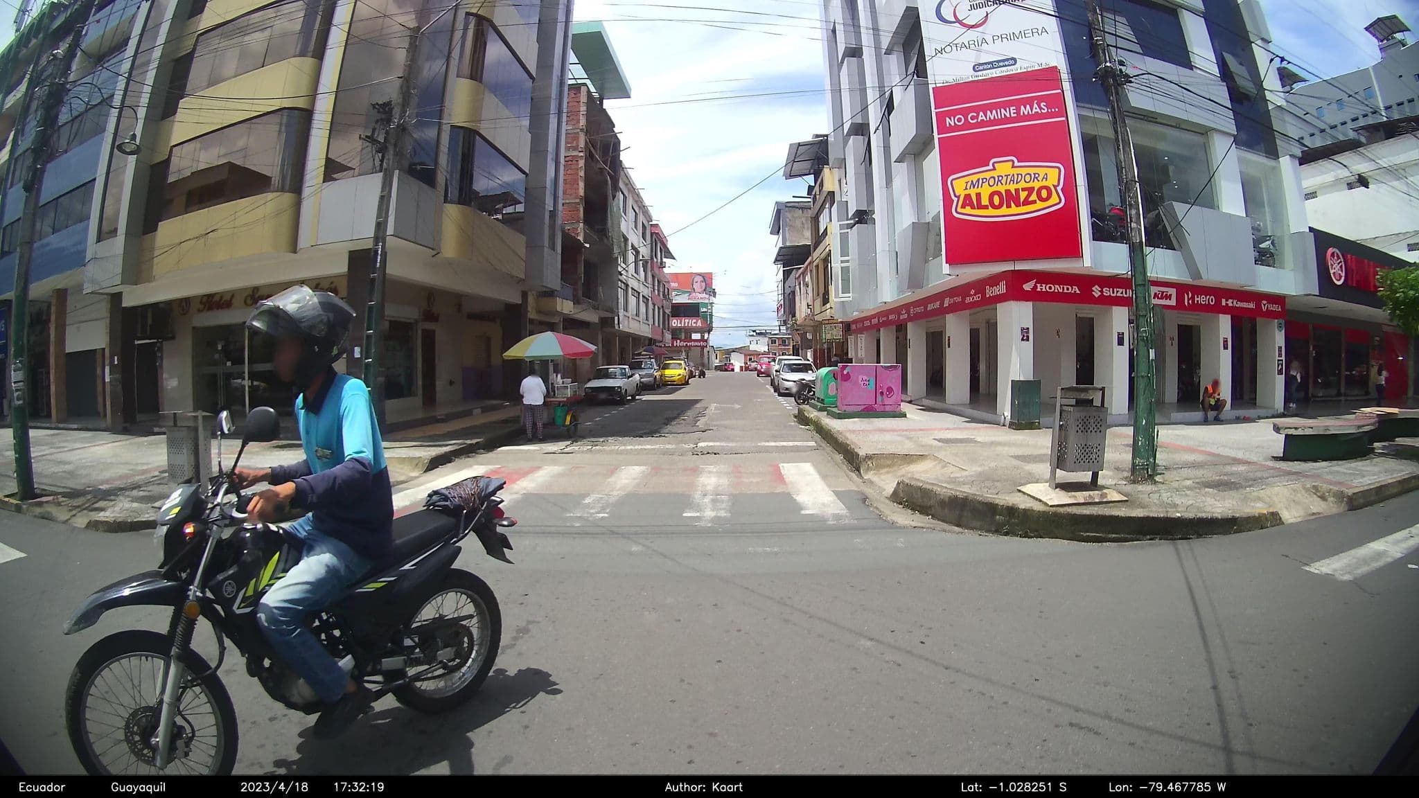 Street view near HOTEL SAN ANDRES, Quevedo — © kaart_2 (CC BY-SA · Mapillary)