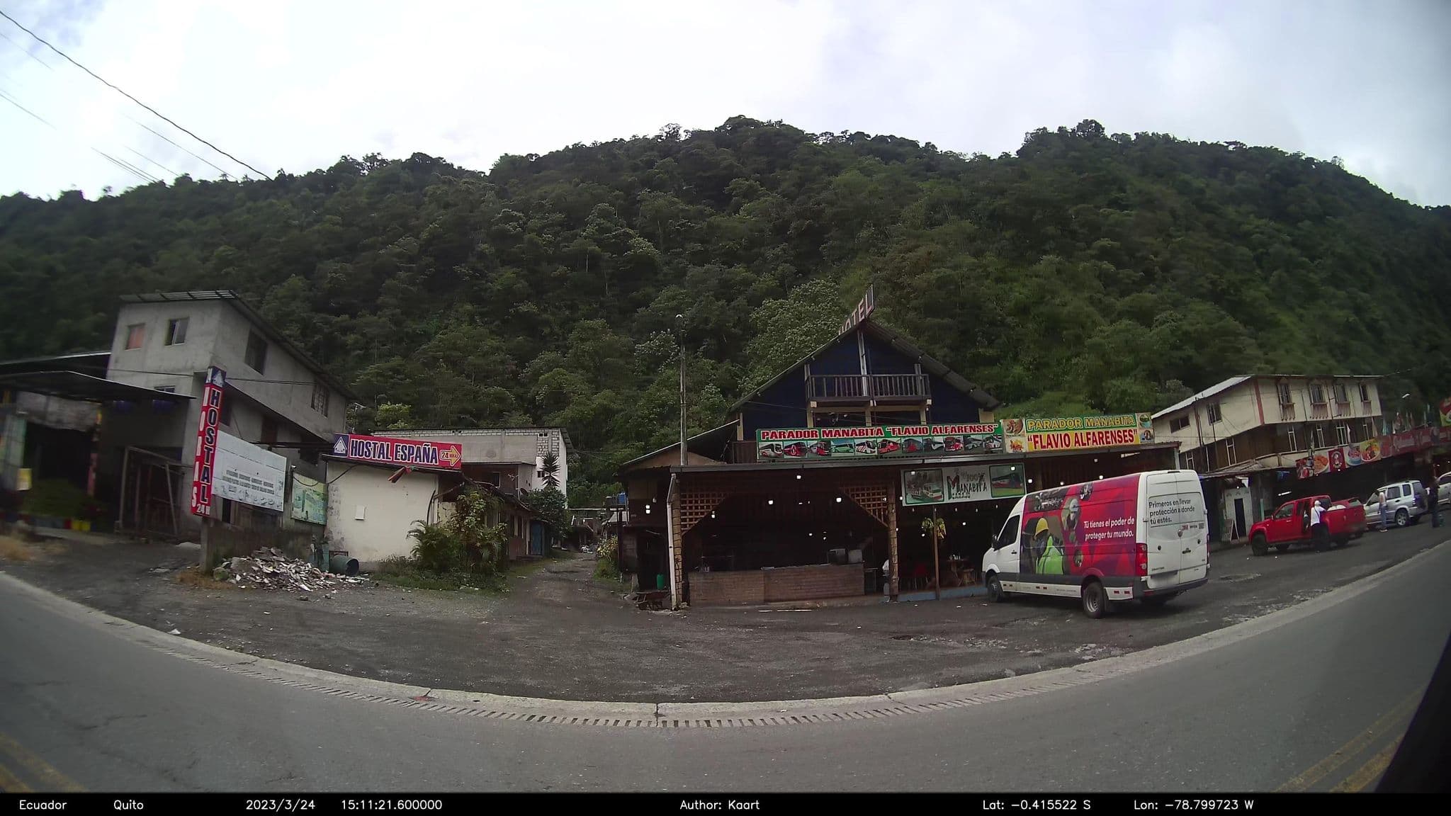 Street view near Flavio Alfarense, Machachi — © kaart_2 (CC BY-SA · Mapillary)
