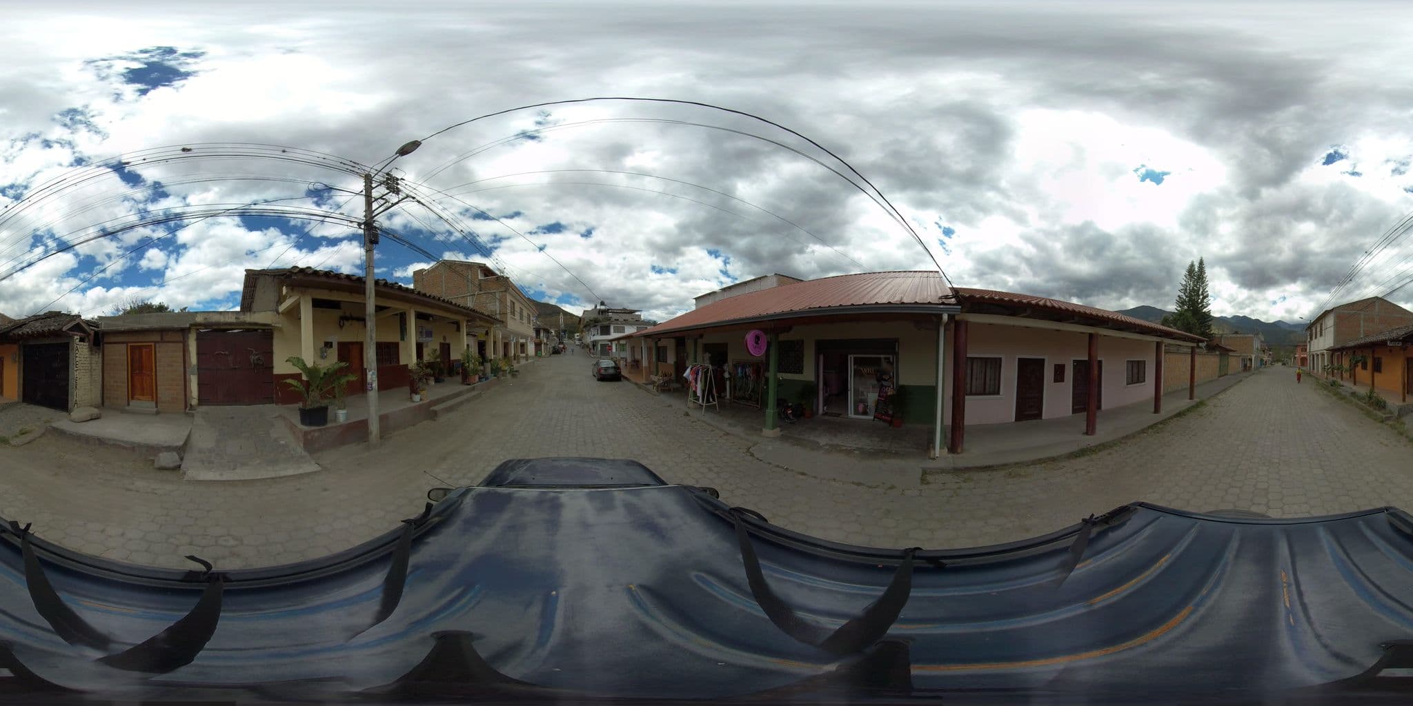 Street view near Pension Crucita, Loja