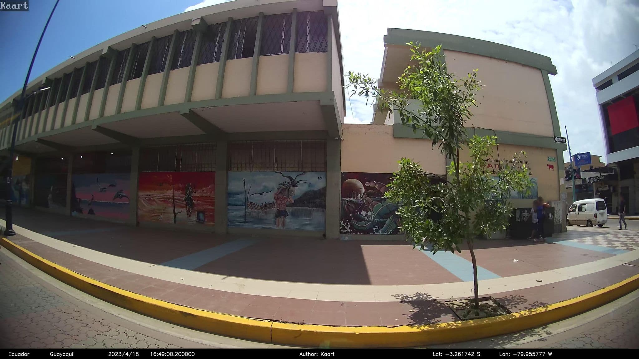 Street view near Ecuatoriano, Machala — © kaart_2 (CC BY-SA · Mapillary)