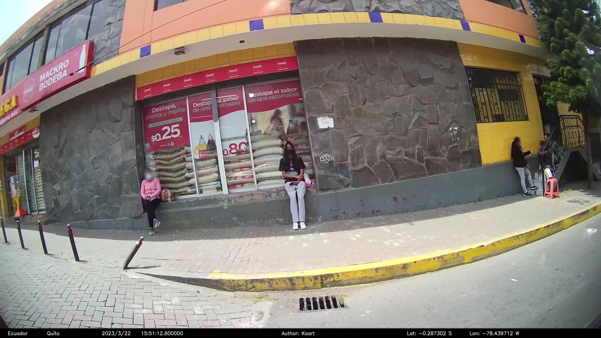 Street view near Hostal Margarita, Sangolquí — © kaart_2 (CC BY-SA · Mapillary)