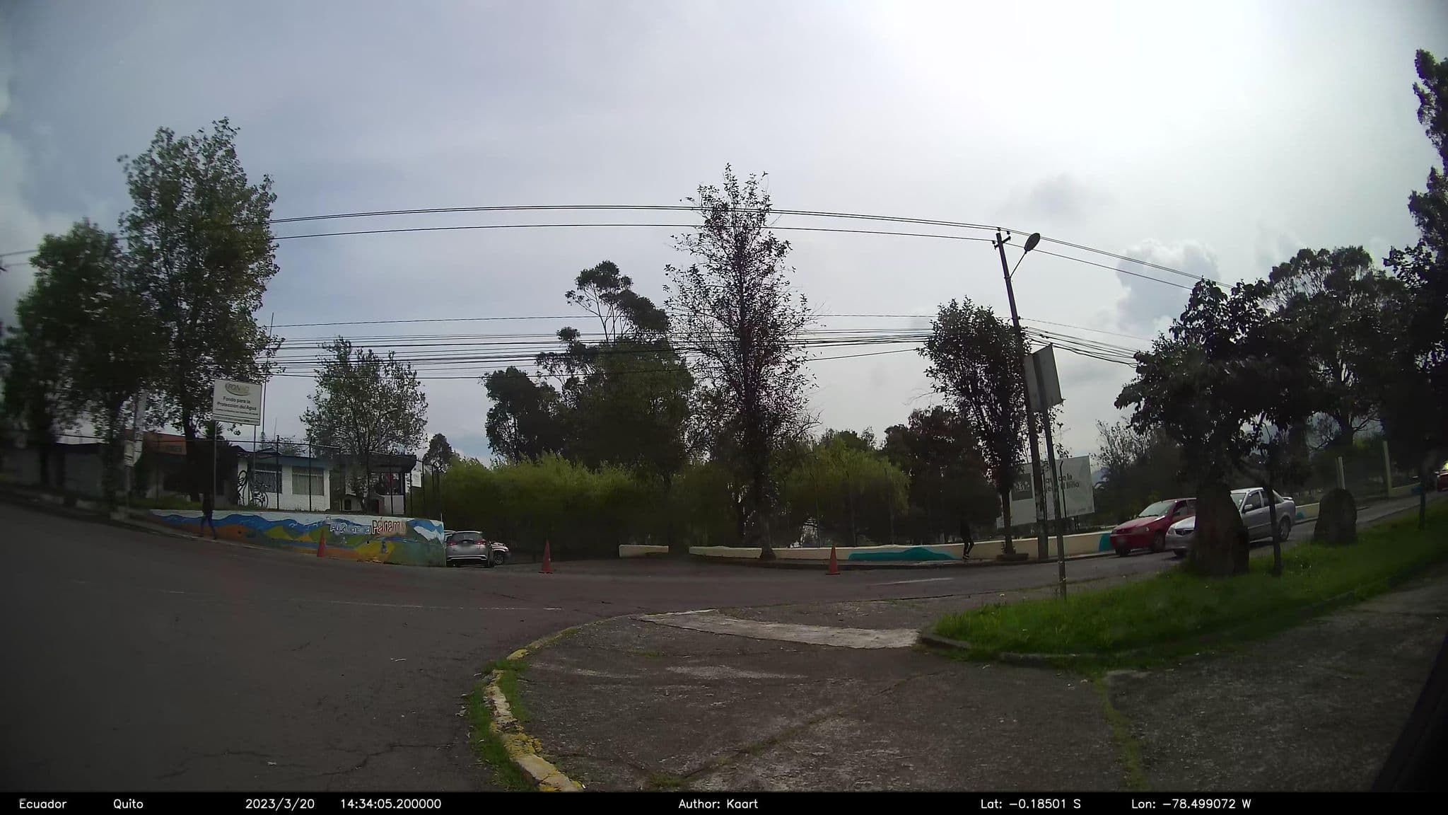 Street view near FONAG, Quito