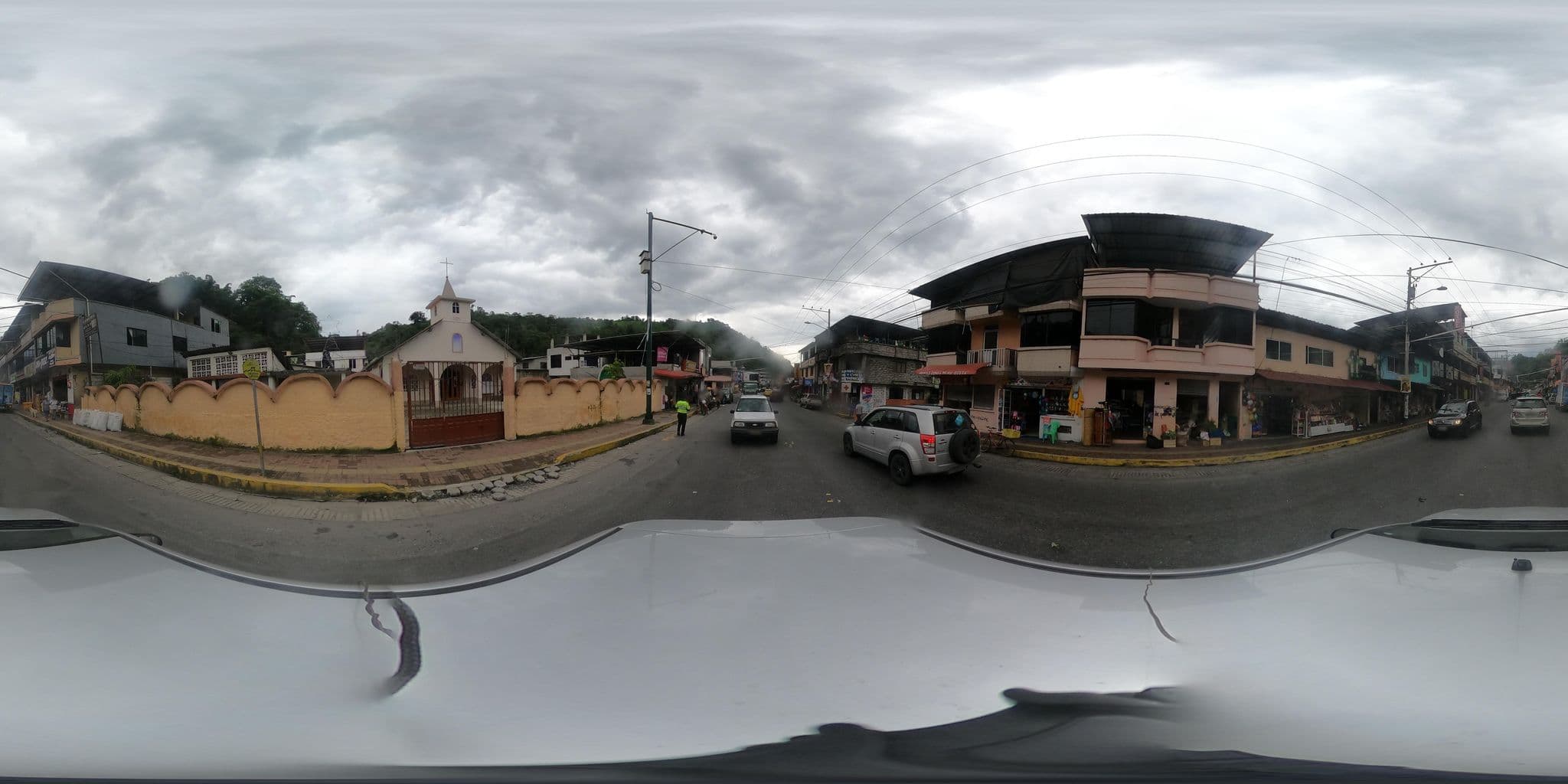 Street view near Hotel Real, Santo Domingo de los Colorados