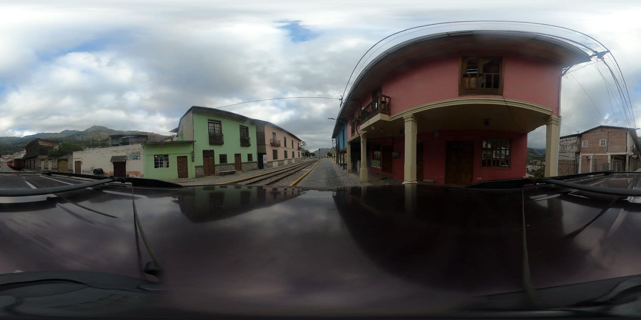 Street view near La Posada de Carlitos, Alausí — © Hopen111 (CC BY-SA · Mapillary)