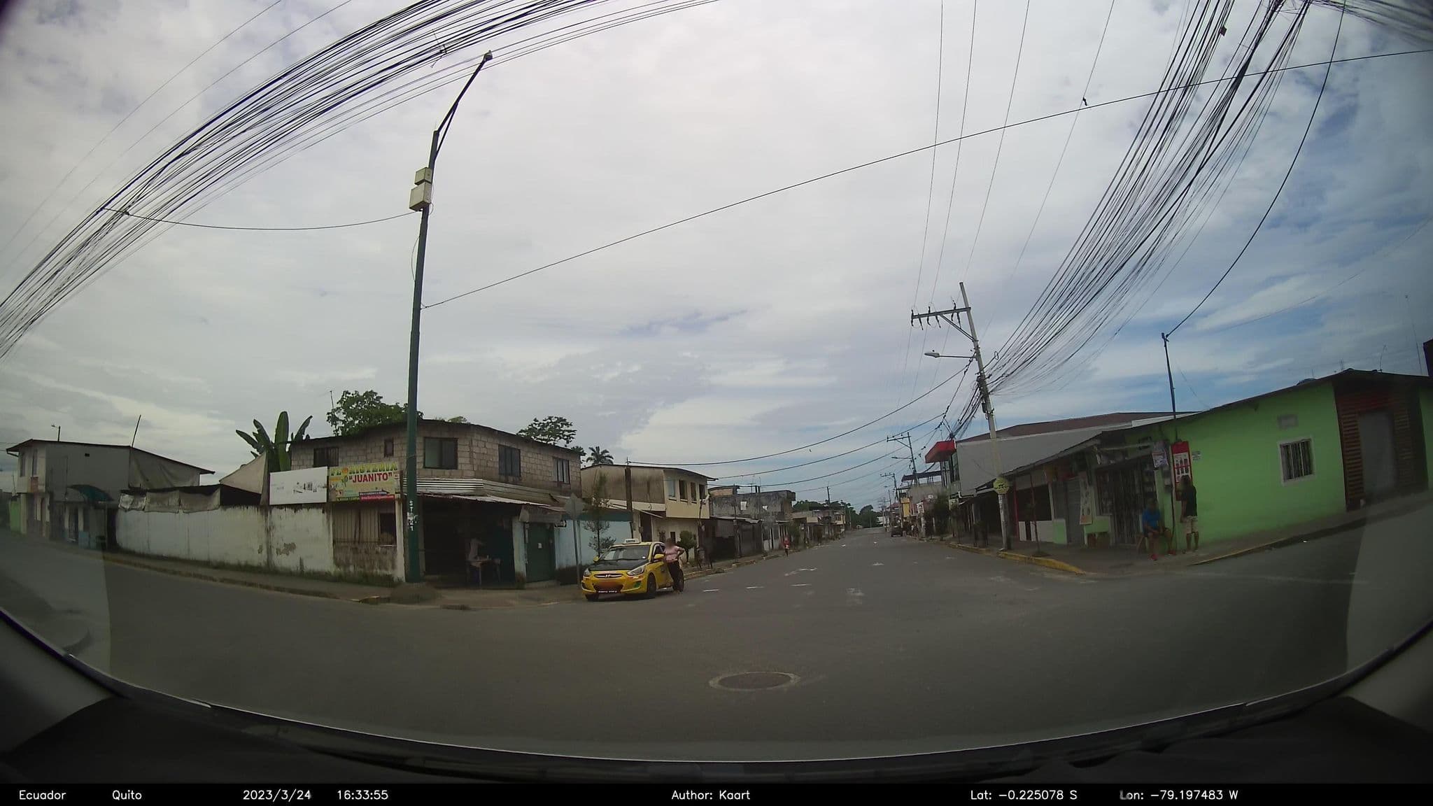 Street view near Casa Julio., Santo Domingo de los Colorados