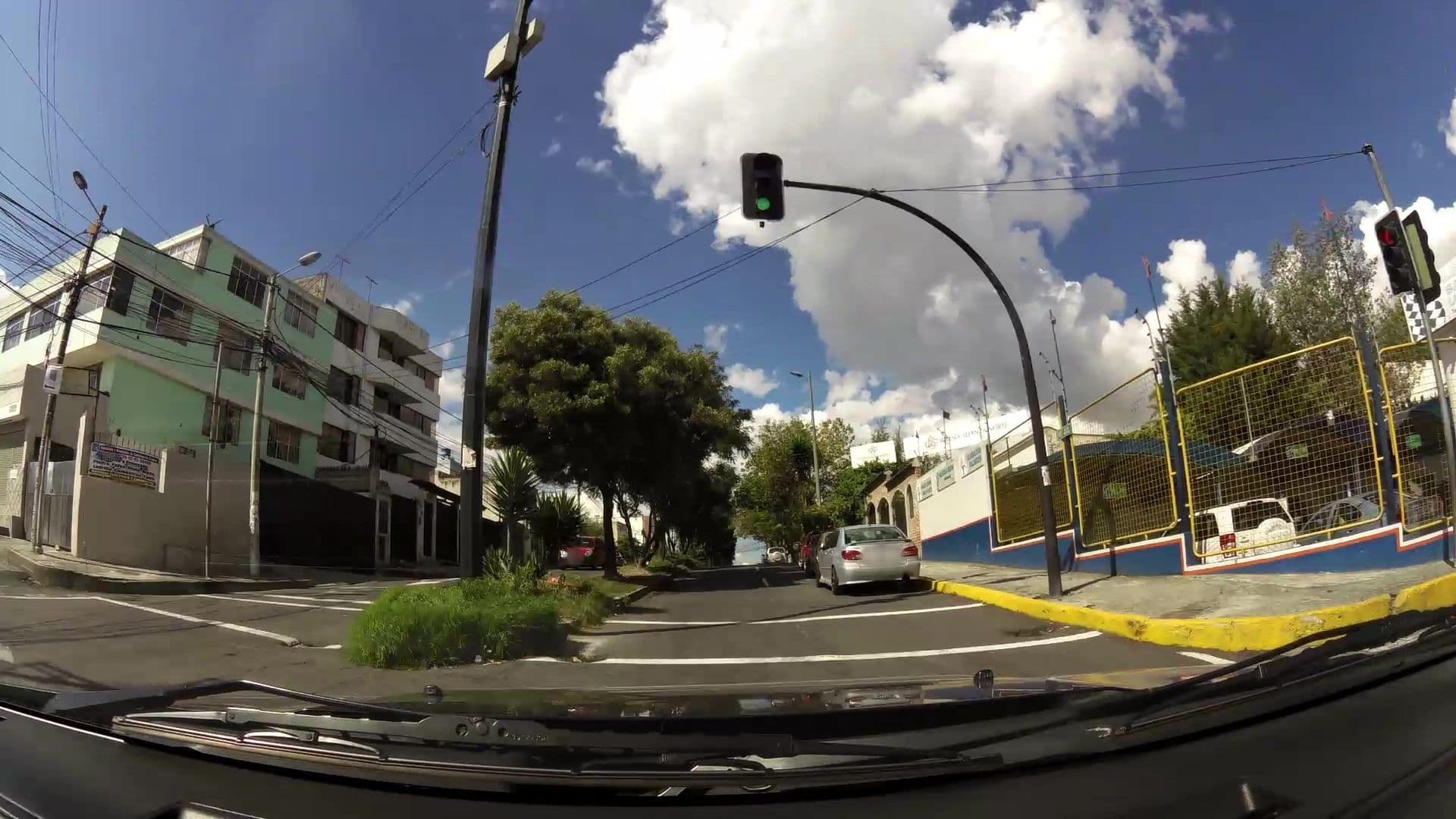 Street view near Casa de edilma, Pomasqui