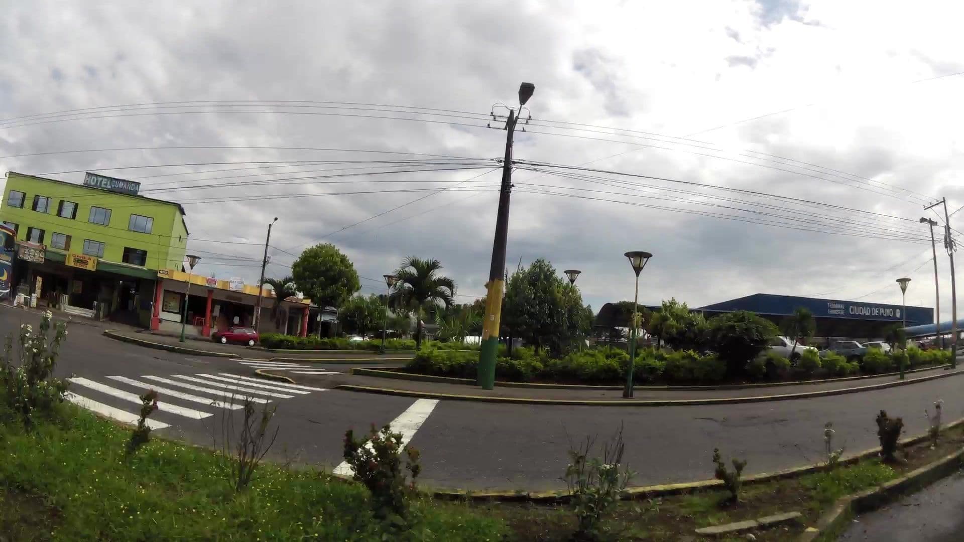Street view near Hostal Diamante Azul, Puyo — © kaartcam (CC BY-SA · Mapillary)