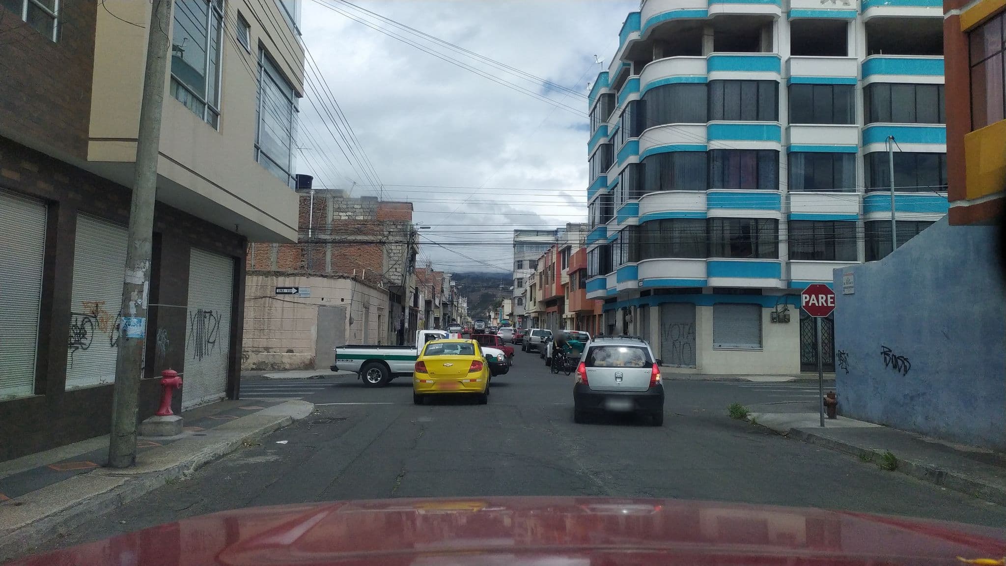 Street view near Casa Padres, Riobamba — © pacarretero (CC BY-SA · Mapillary)