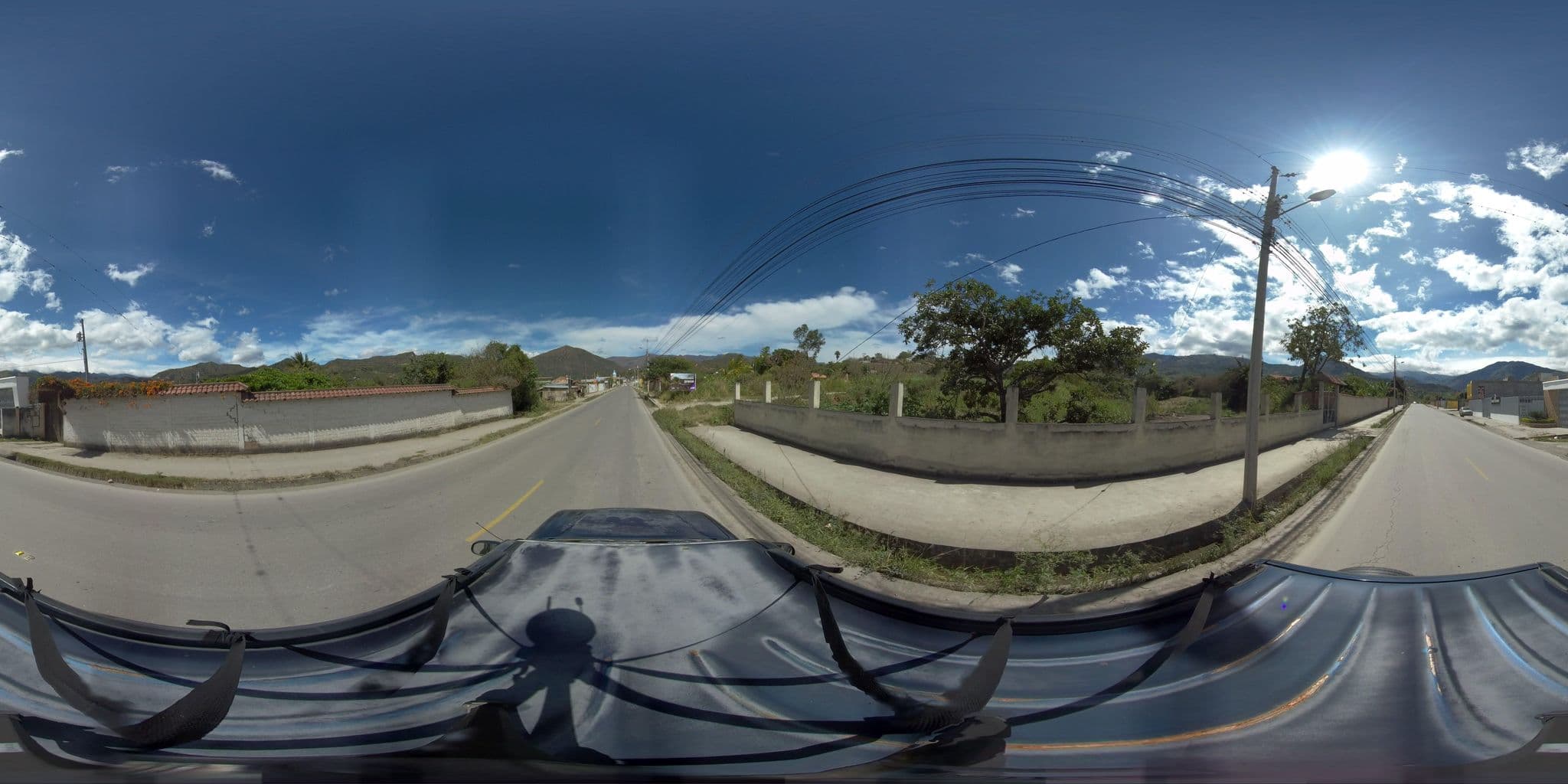 Street view near Quinta Santana, Loja