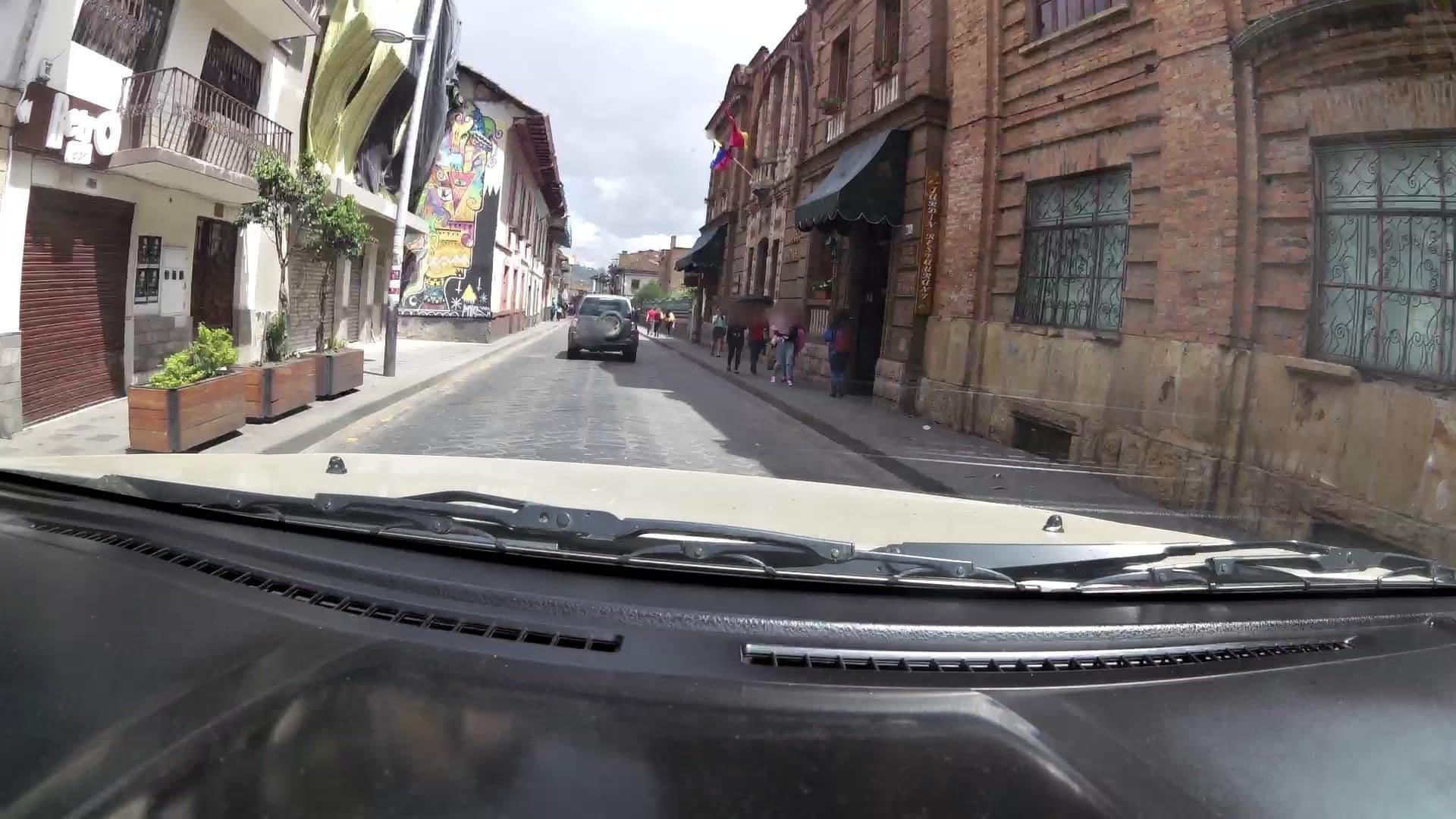 Street view near La ronda by le chat noir, Cuenca