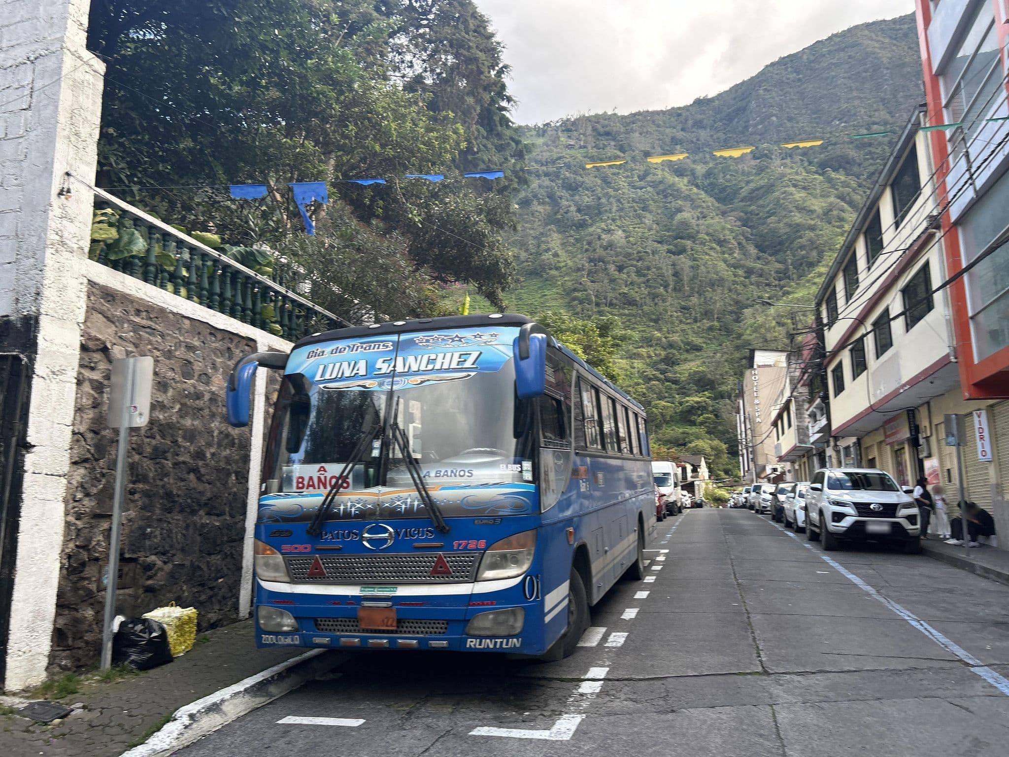 Street view near Hospedaje Girasol, Baños