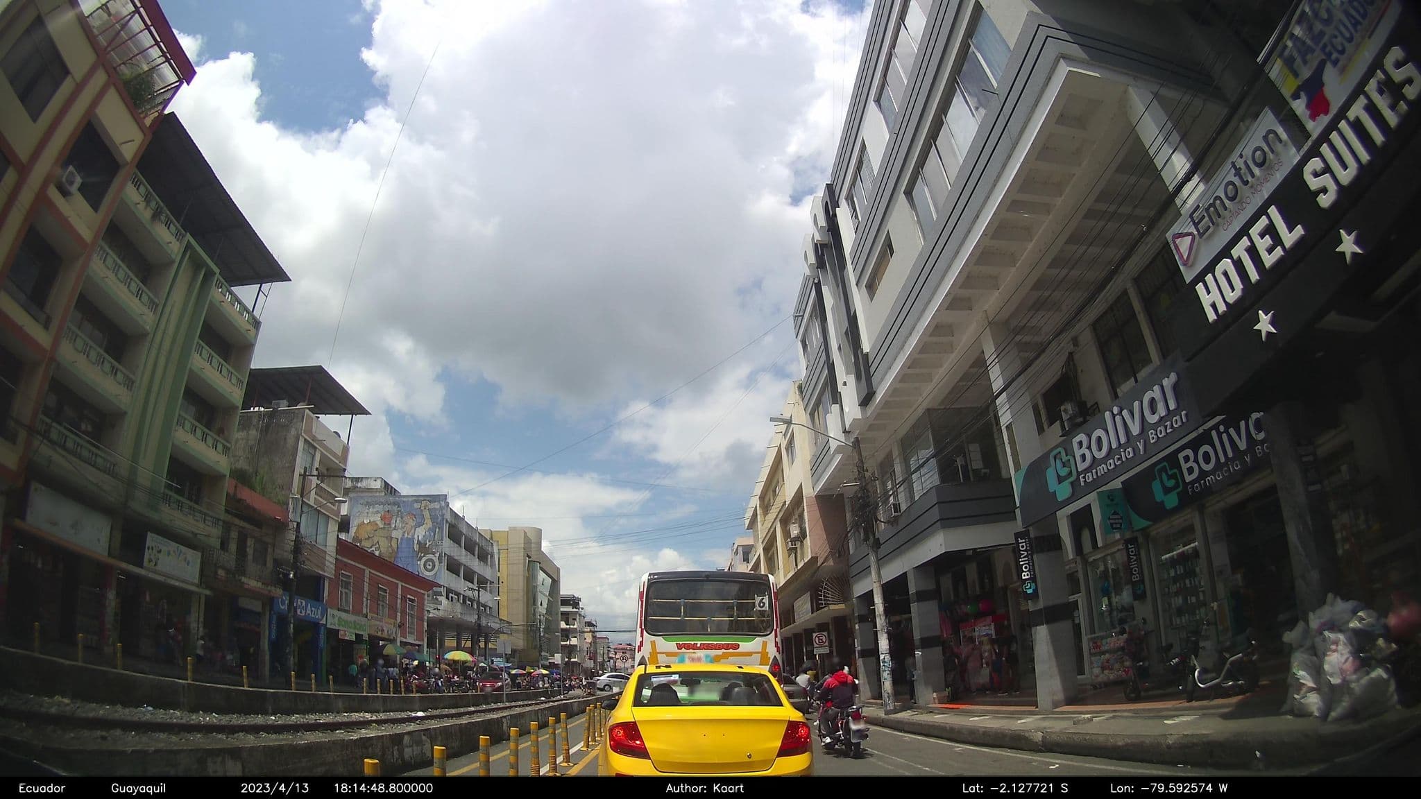 Street view near Hotel Eden, Milagro — © kaart_2 (CC BY-SA · Mapillary)