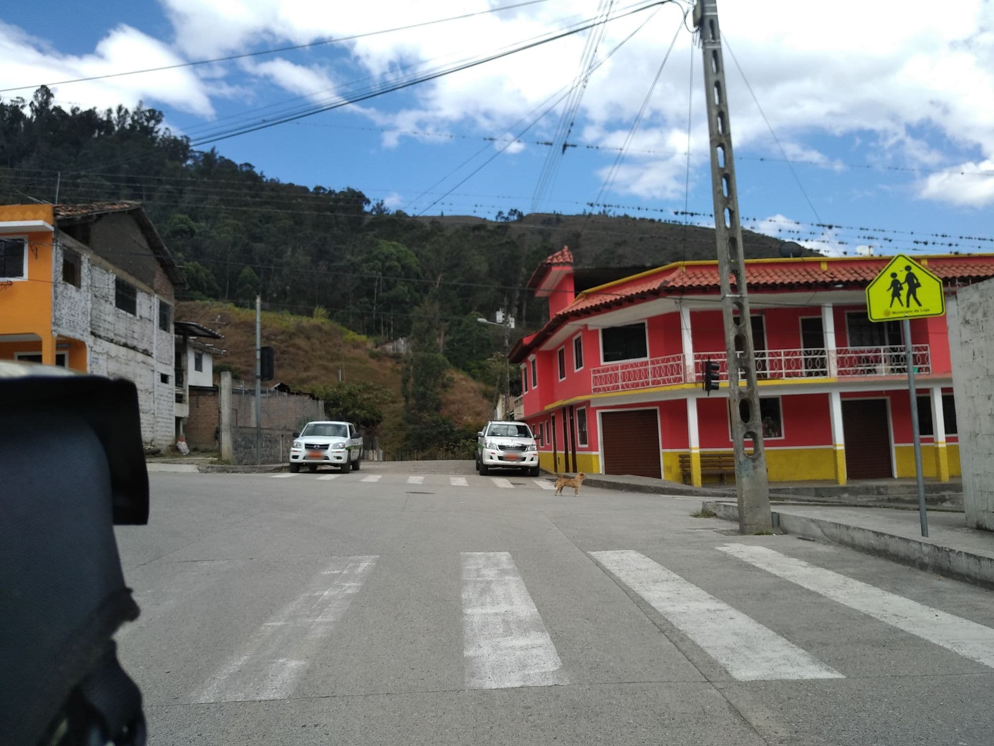 Street view near Hospedaje, Loja