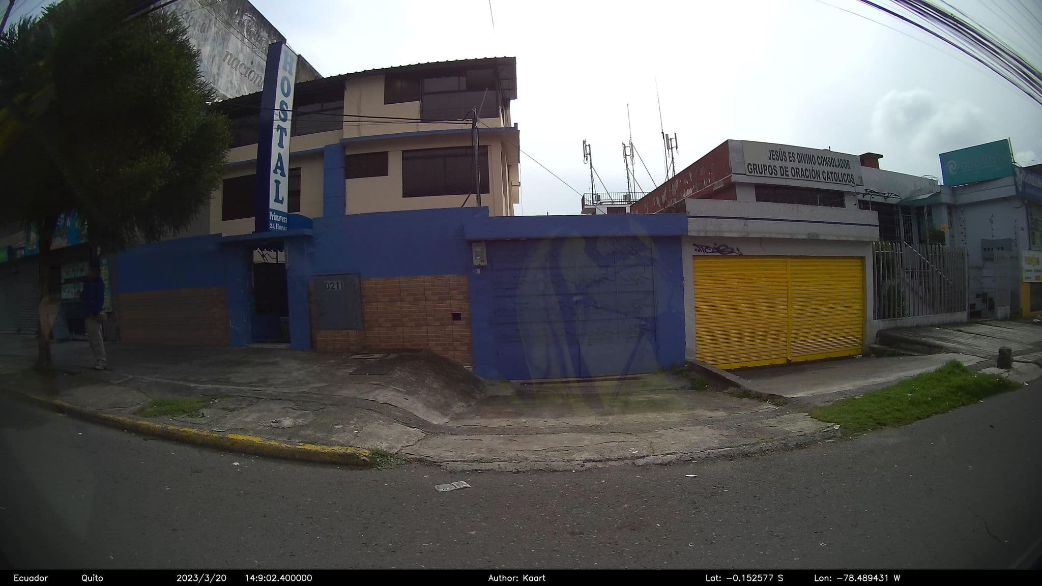 Street view near Hostal, Quito
