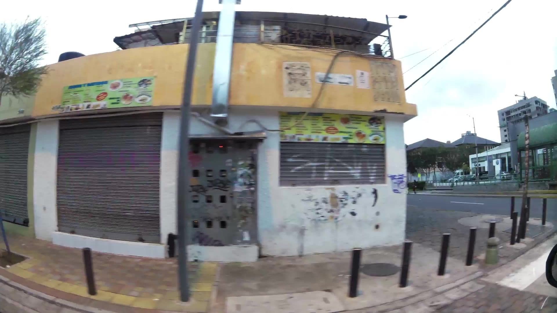 Street view near Hostal Galapagos, Quito