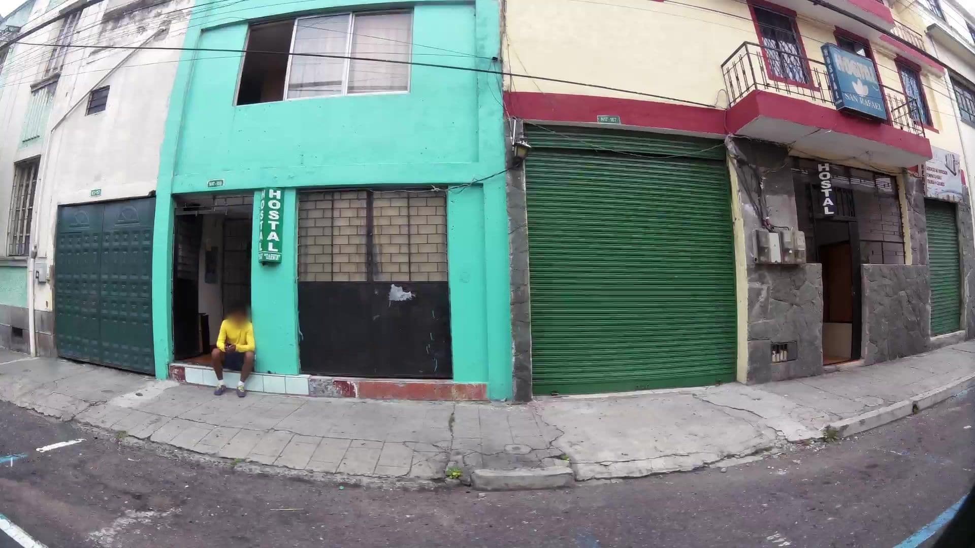 Street view near Hostal San Rafael, Quito