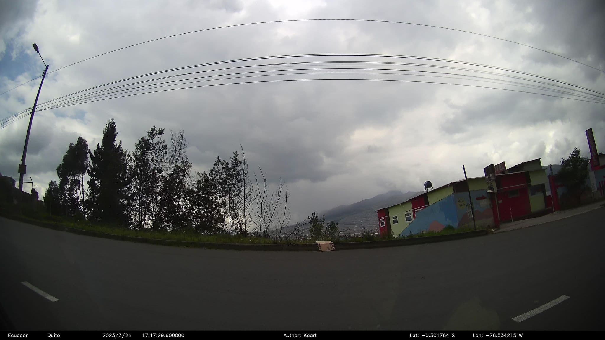 Street view near Hostal, Quito