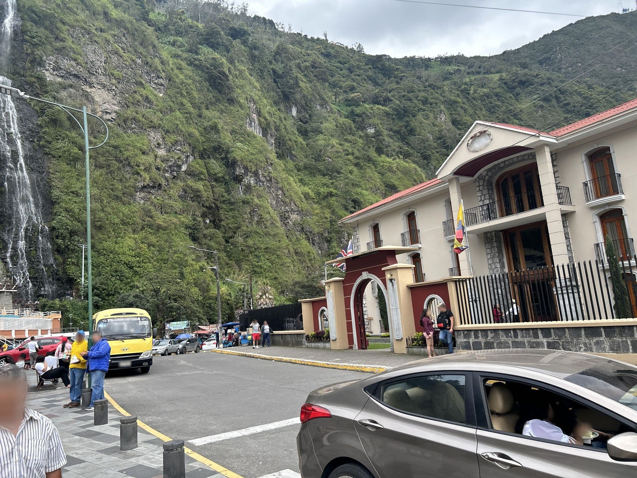 Street view near Sangay Spa Hotel, Baños