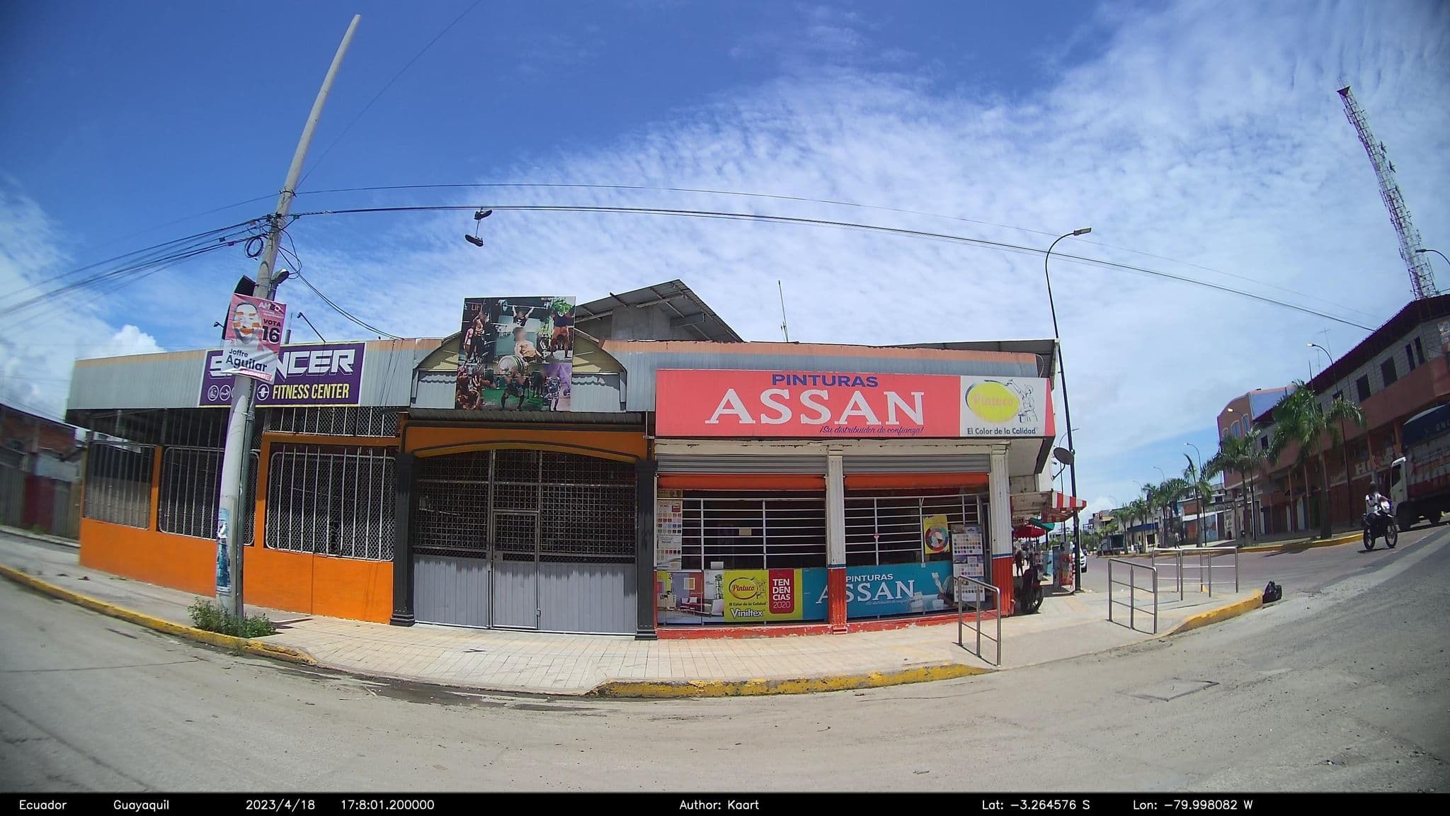 Street view near Enkantos del Mar Hotel, Puerto Bolívar — © kaart_2 (CC BY-SA · Mapillary)