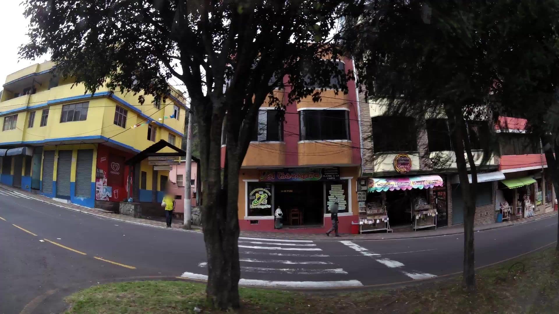Street view near Hostal Adventure, Baños — © kaartcam (CC BY-SA · Mapillary)