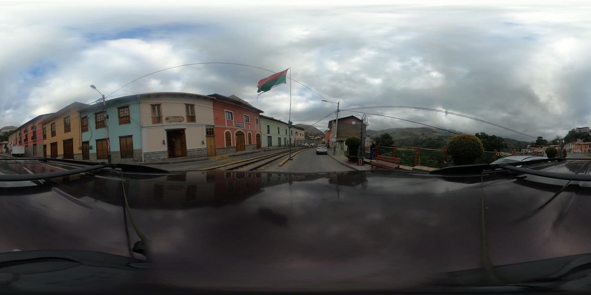 Street view near Community Hostel Alausi, Alausí — © Hopen111 (CC BY-SA · Mapillary)