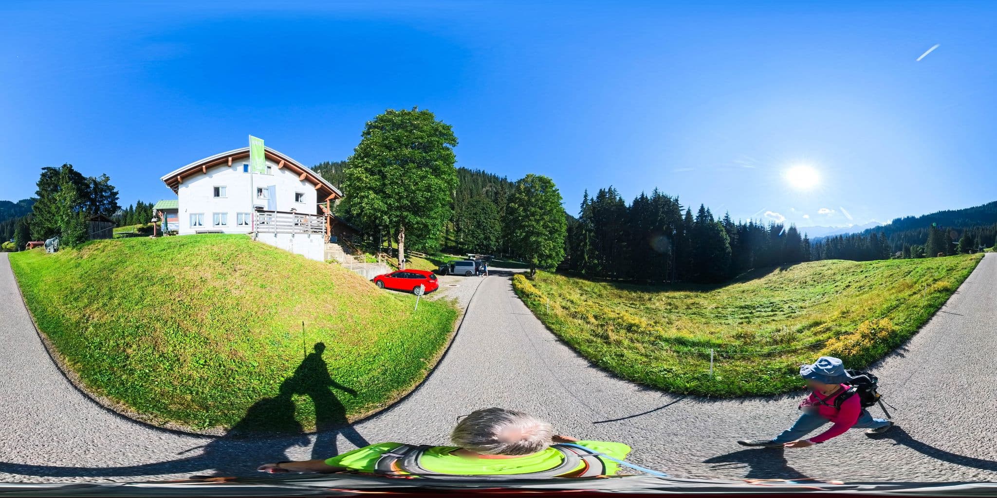 Street view near Berghaus Kleinwalsertal, Hirschegg — © Hol_Ger (CC BY-SA · Mapillary)