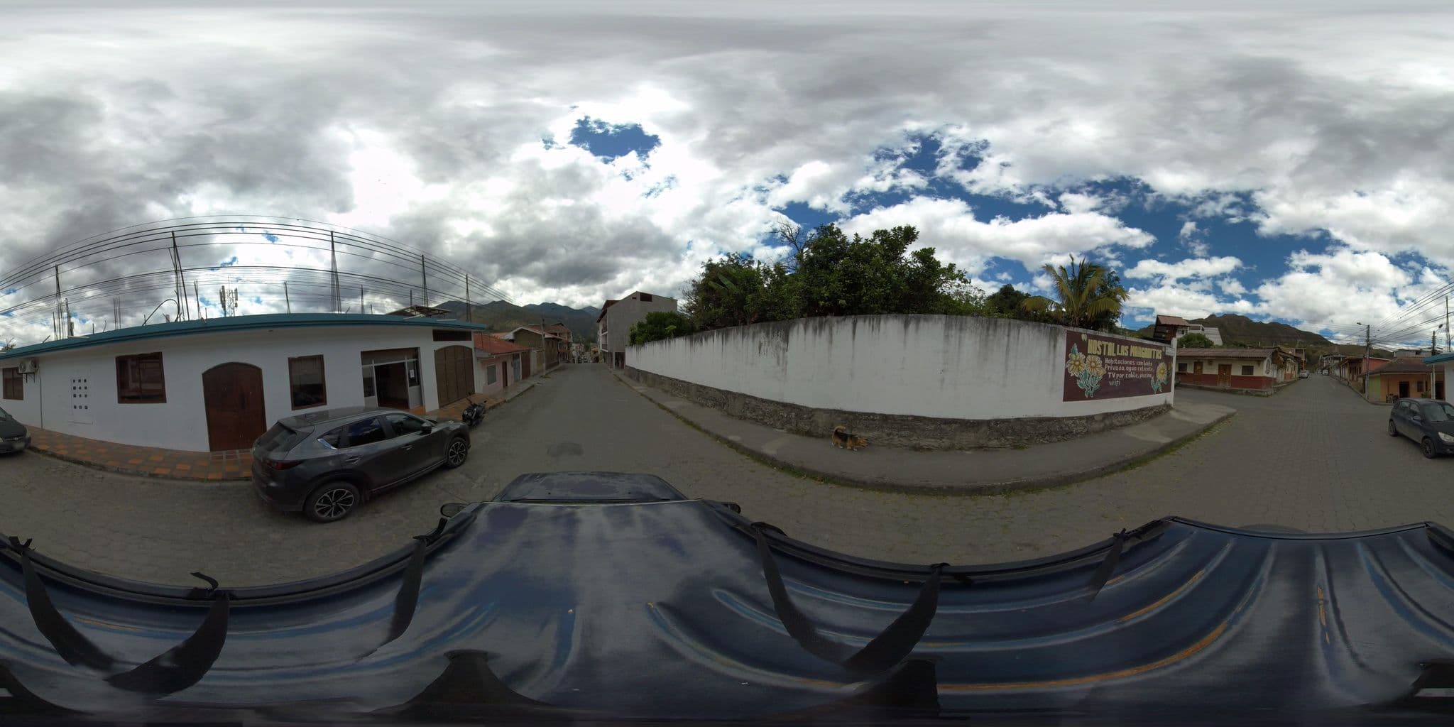 Street view near Las Margaritas, Loja