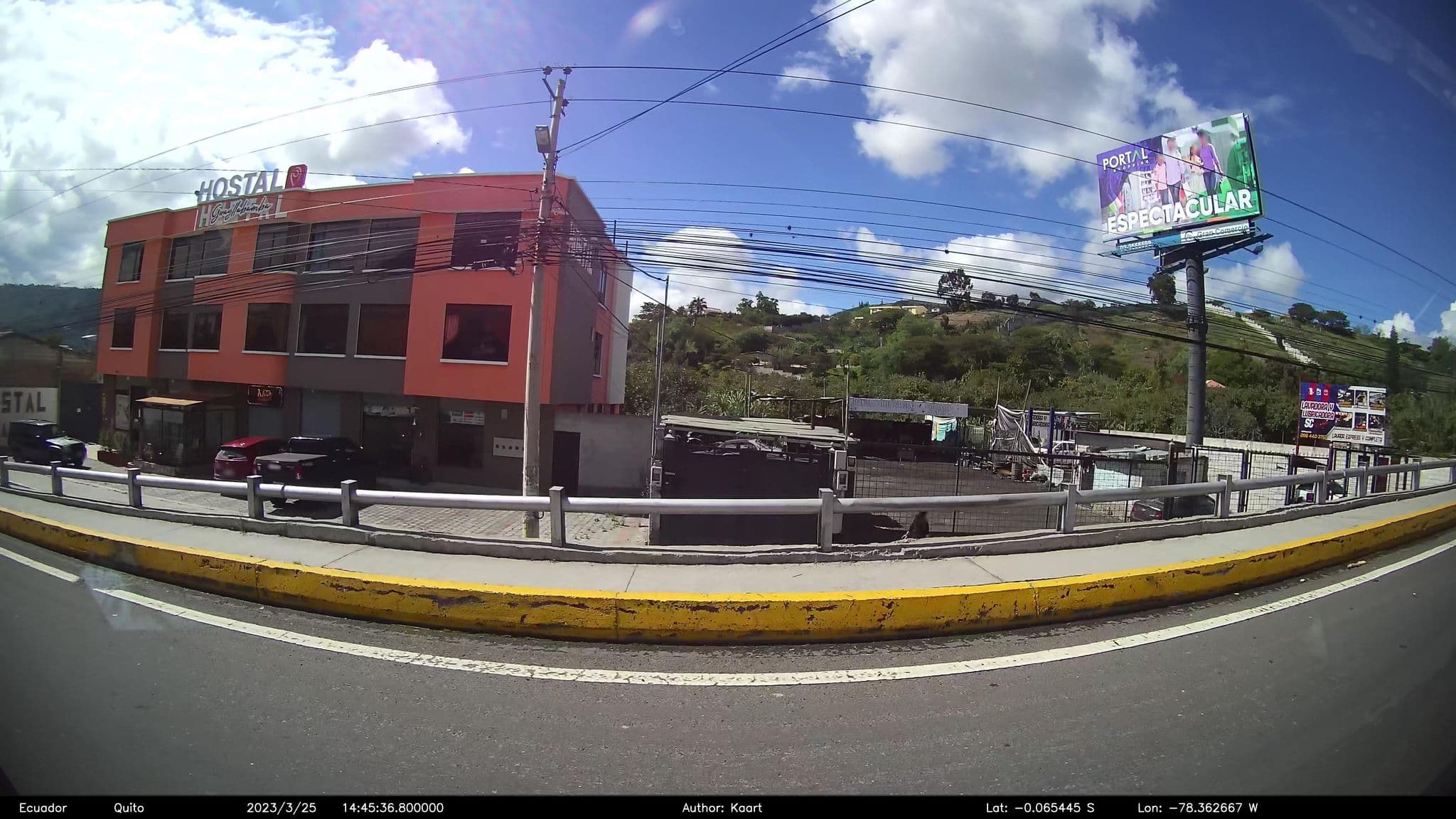 Street view near Hostal Guayllabamba, Pomasqui