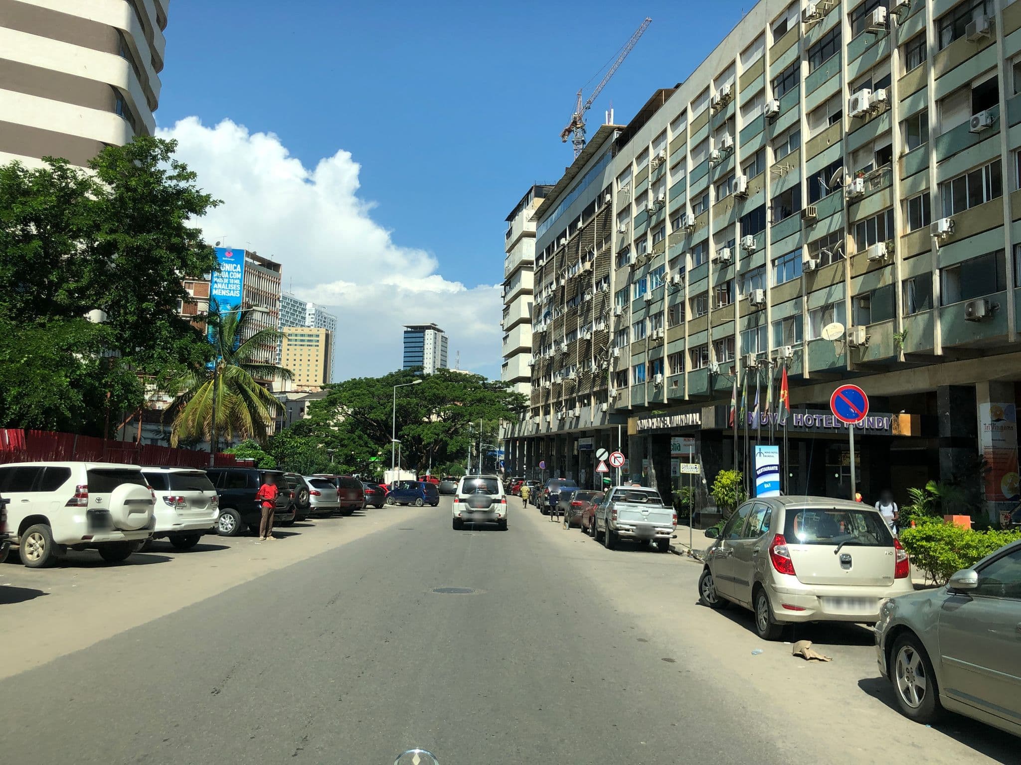 Street view near Hotel Continental, Ingombota — © via (CC BY-SA · Mapillary)