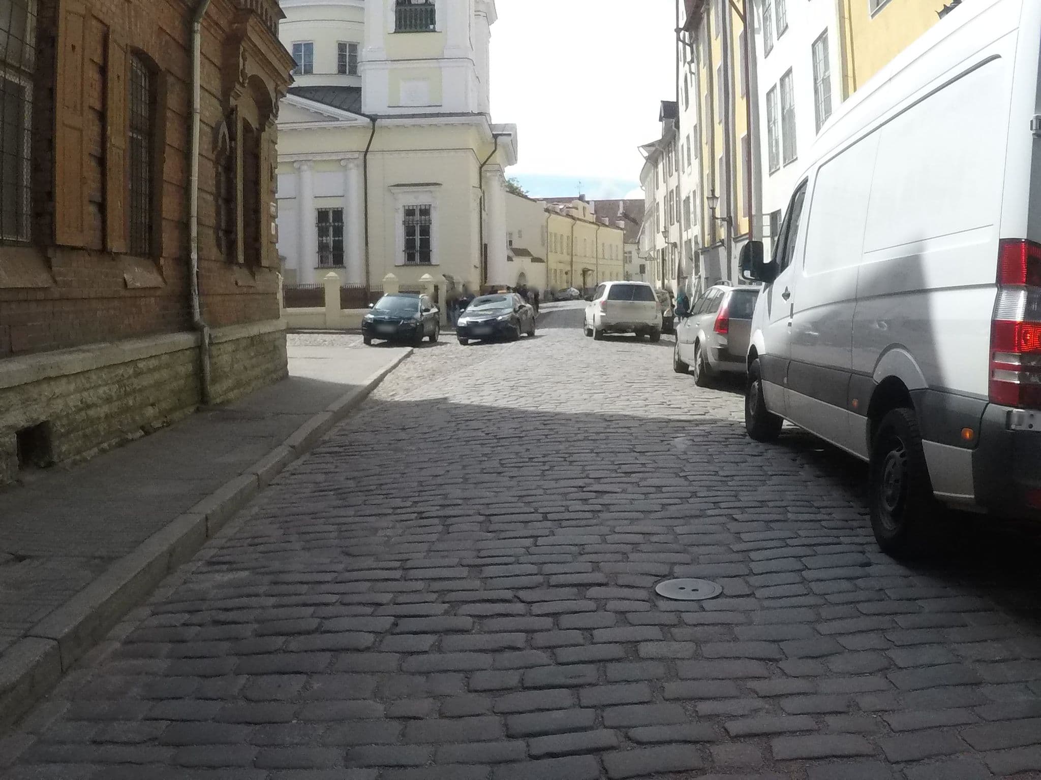 Street view near Imaginary hostel, Tallinn — © kobykarin (CC BY-SA · Mapillary)