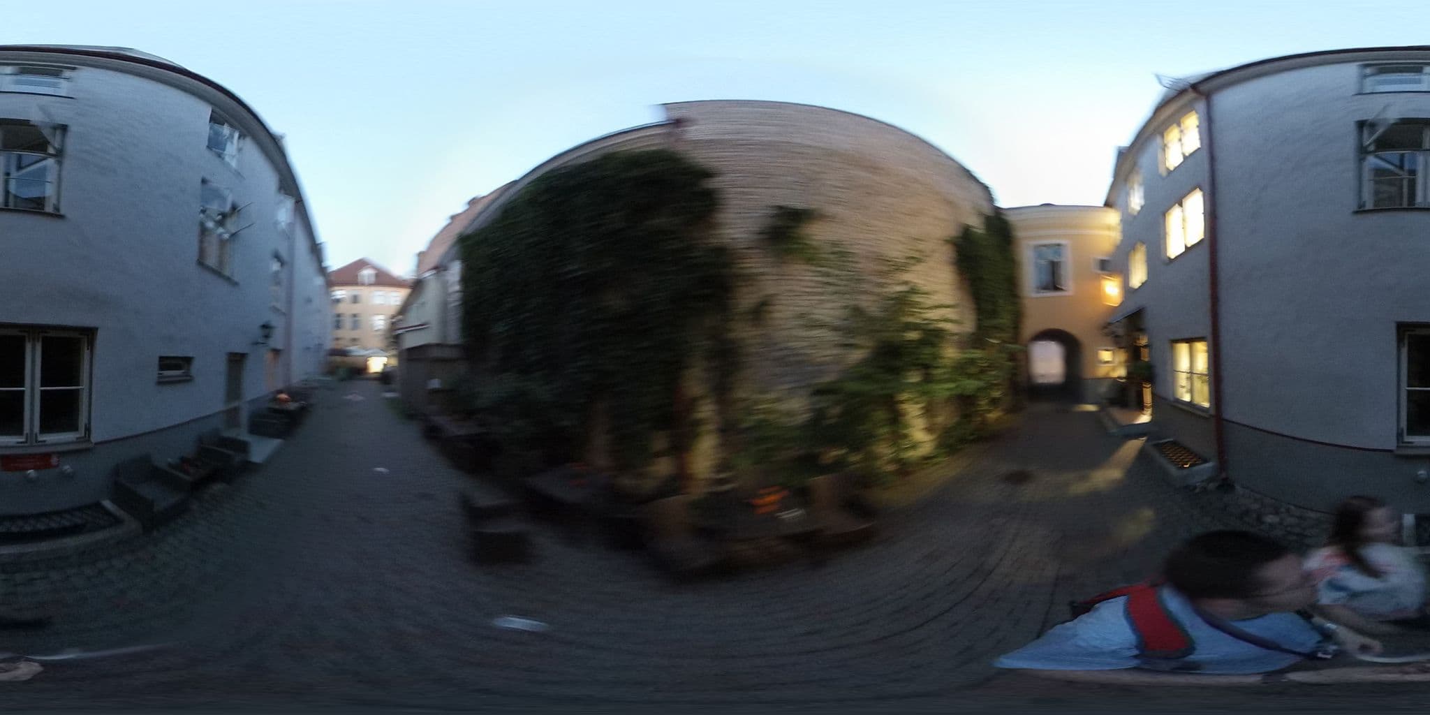 Street view near The Monk´s Bunk, Tallinn — © vlivyur (CC BY-SA · Mapillary)