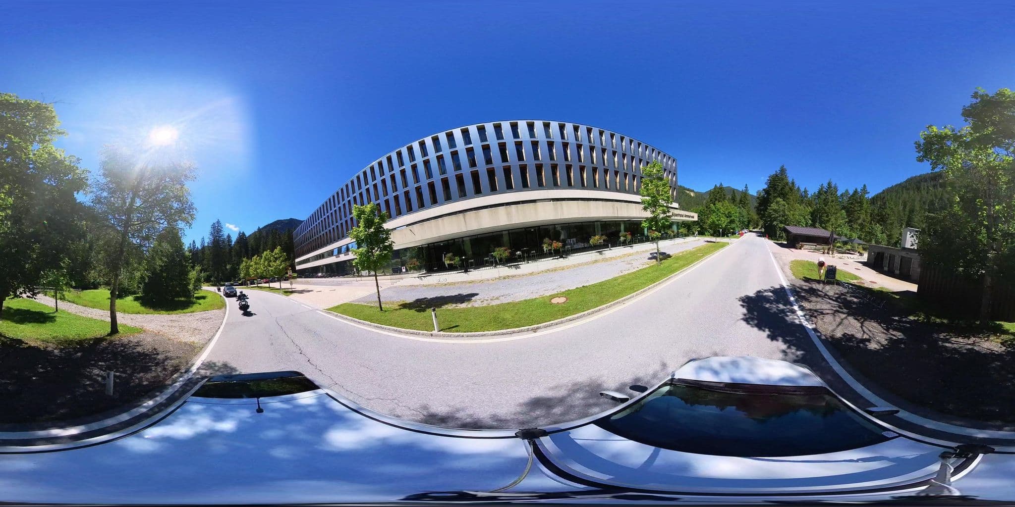 Street view near Alpenhotel Ammerwald, Breitenwang — © osmplus_org (CC BY-SA · Mapillary)