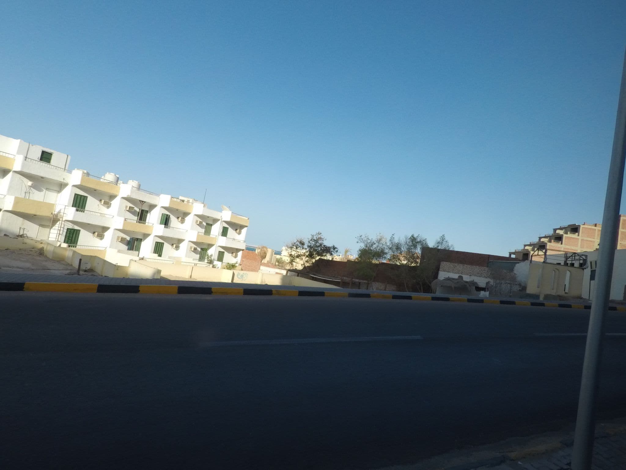 Street view near New Ramoza Hotel, Hurghada
