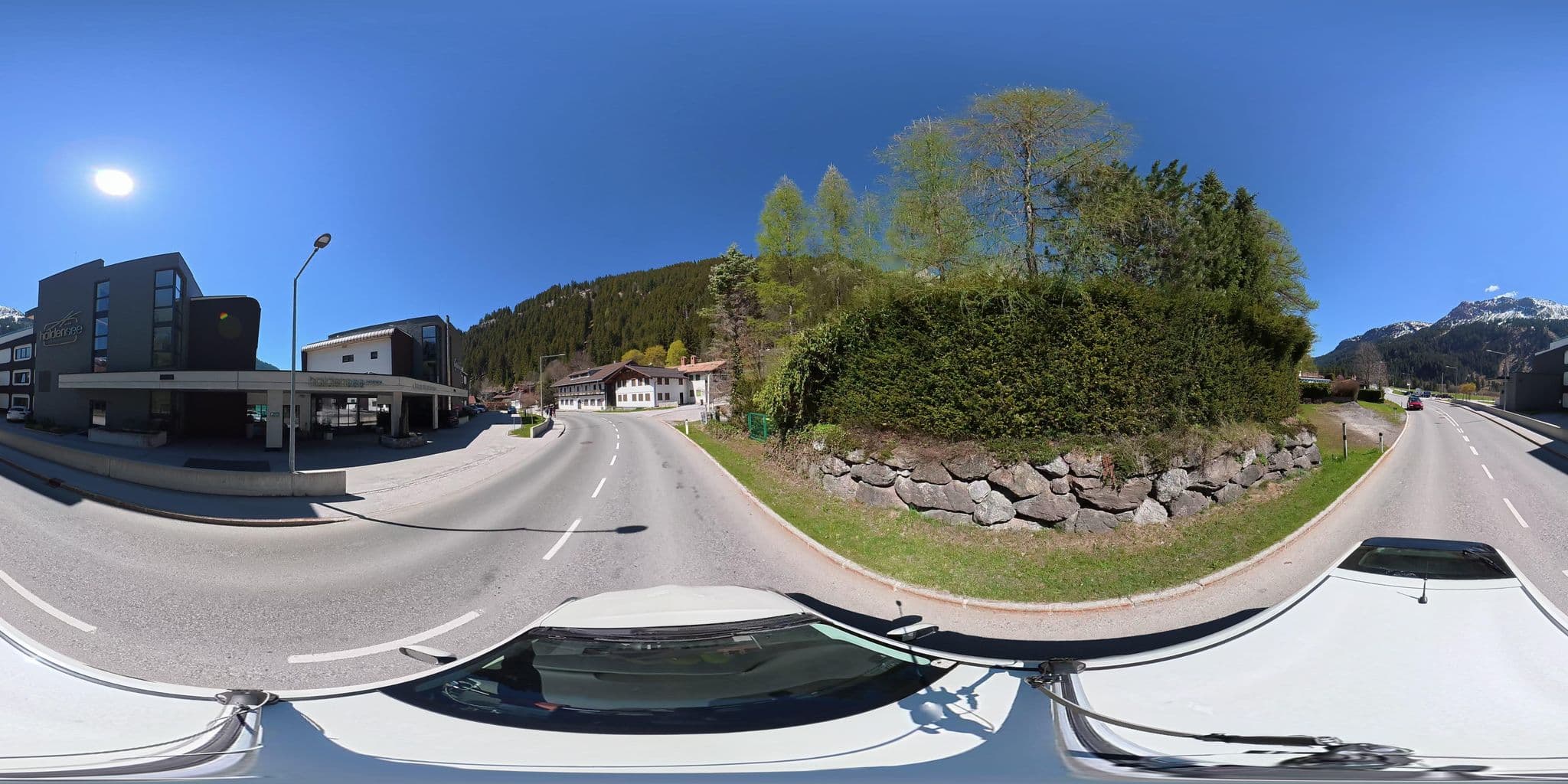 Street view near haldensee, Tannheim