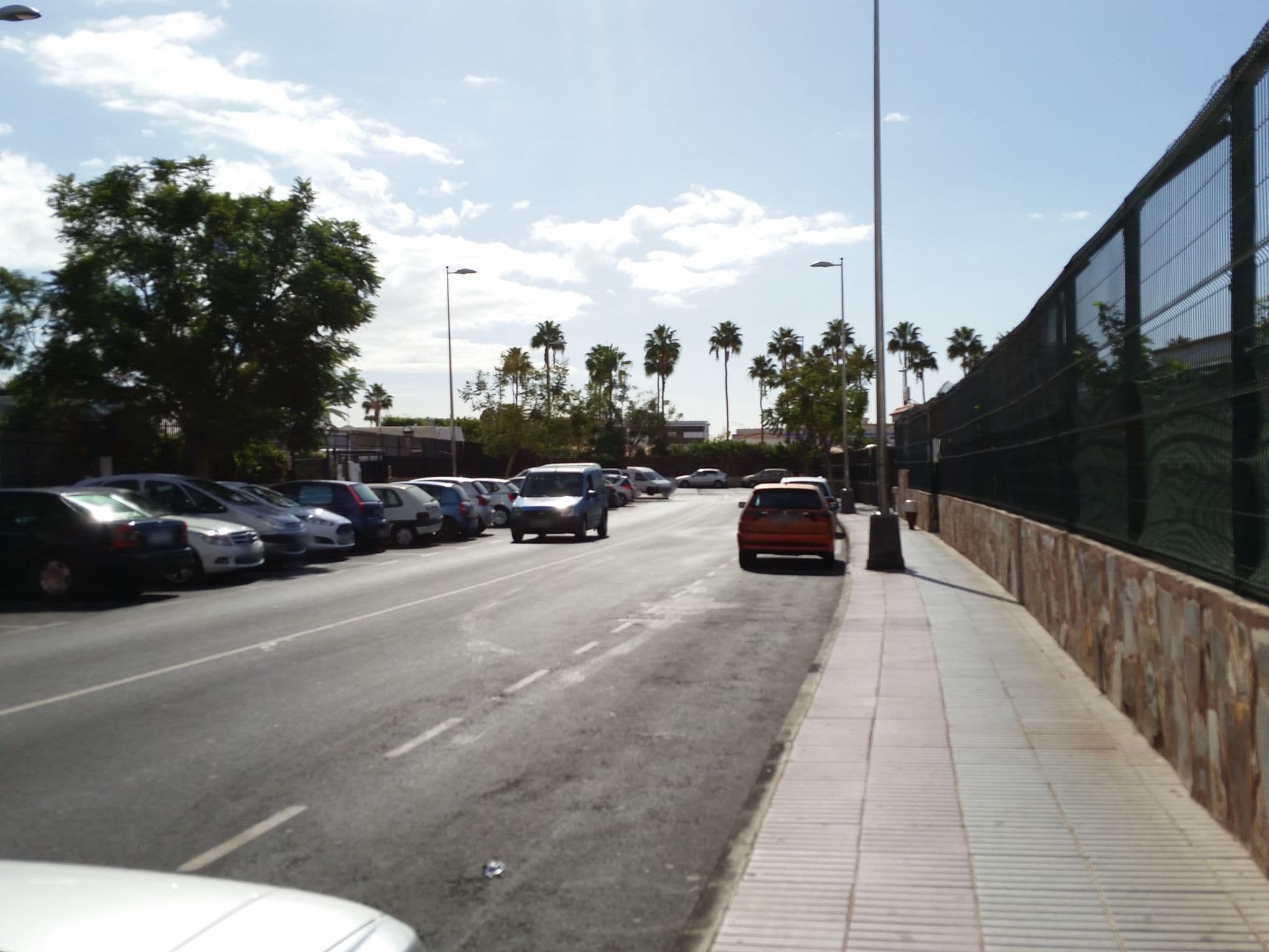 Street view near Rebbeca Park, Playa del Ingles