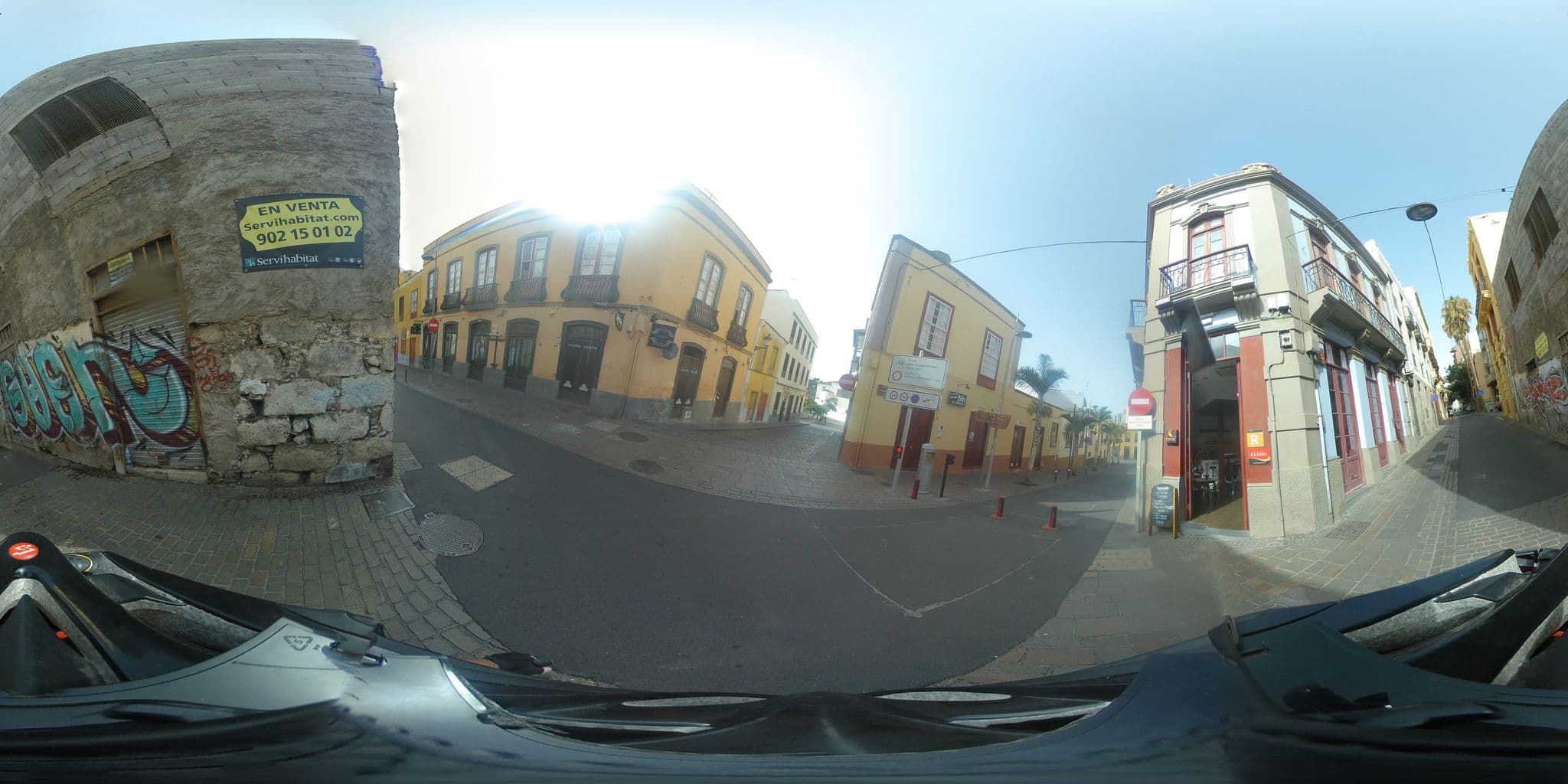 Street view near Hotel Anaga, Santa Cruz de Tenerife — © javiersanp (CC BY-SA · Mapillary)