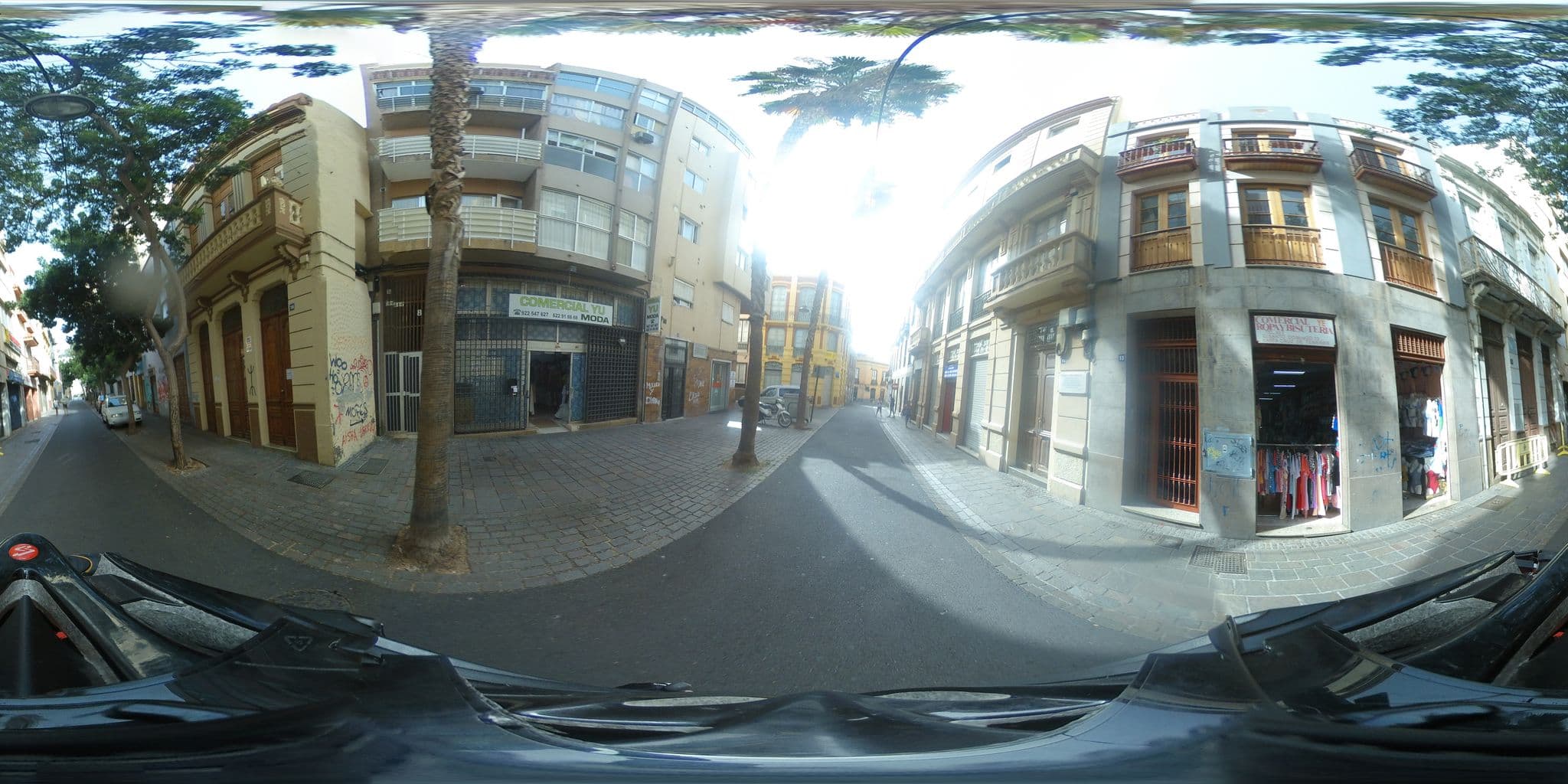 Street view near Hotel Anaga, Santa Cruz de Tenerife — © javiersanp (CC BY-SA · Mapillary)