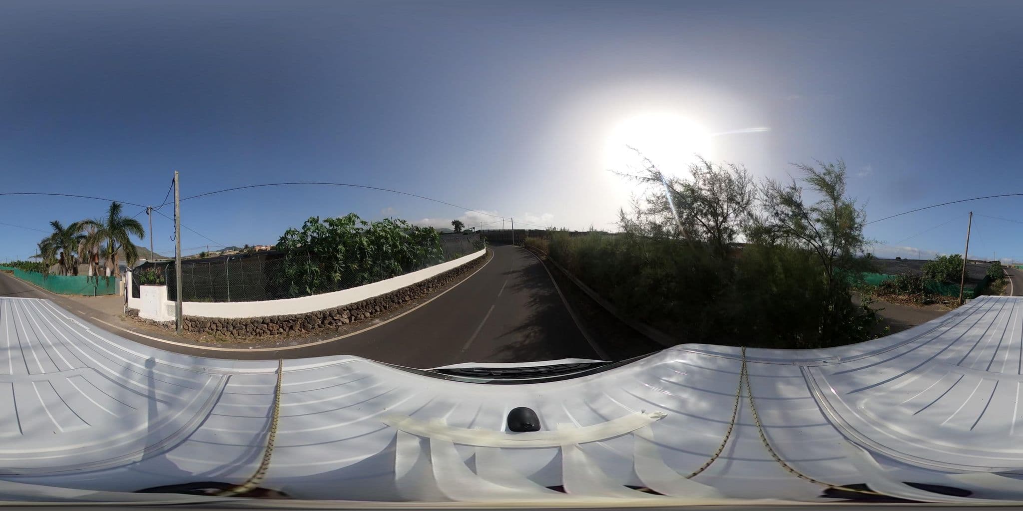 Street view near entrance to camping, Tegueste — © MttoviarioAPIlalaguna (CC BY-SA · Mapillary)