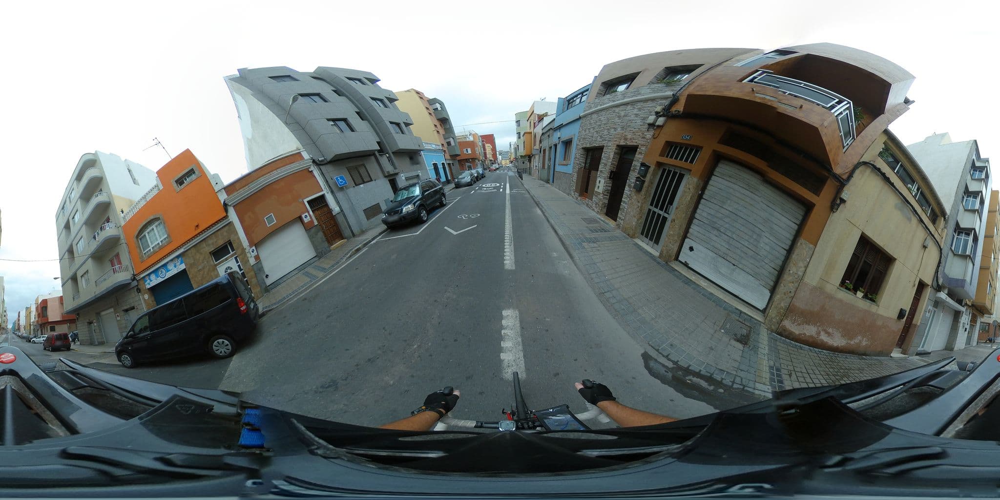 Street view near Doña Rose Surf Hostel, Centro