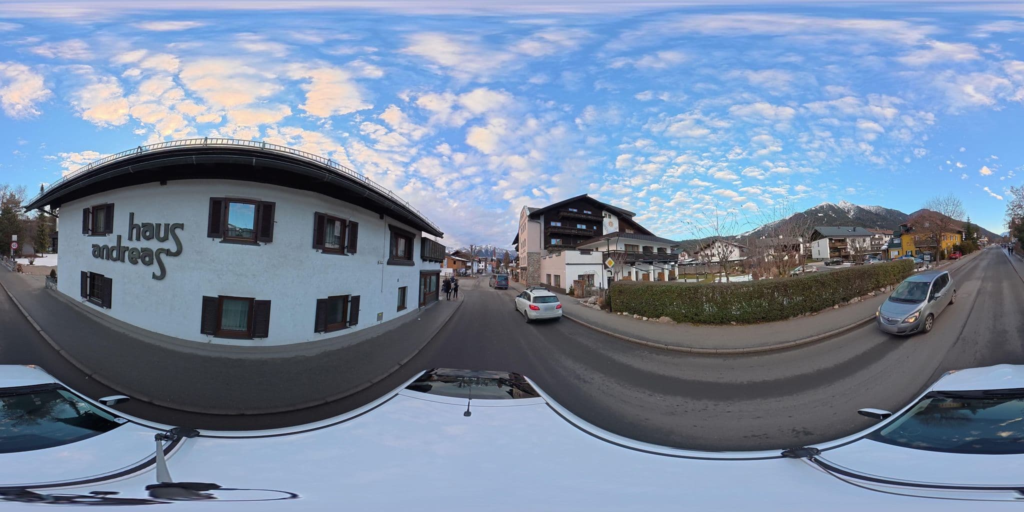 Street view near Haus Andreas, Seefeld in Tirol