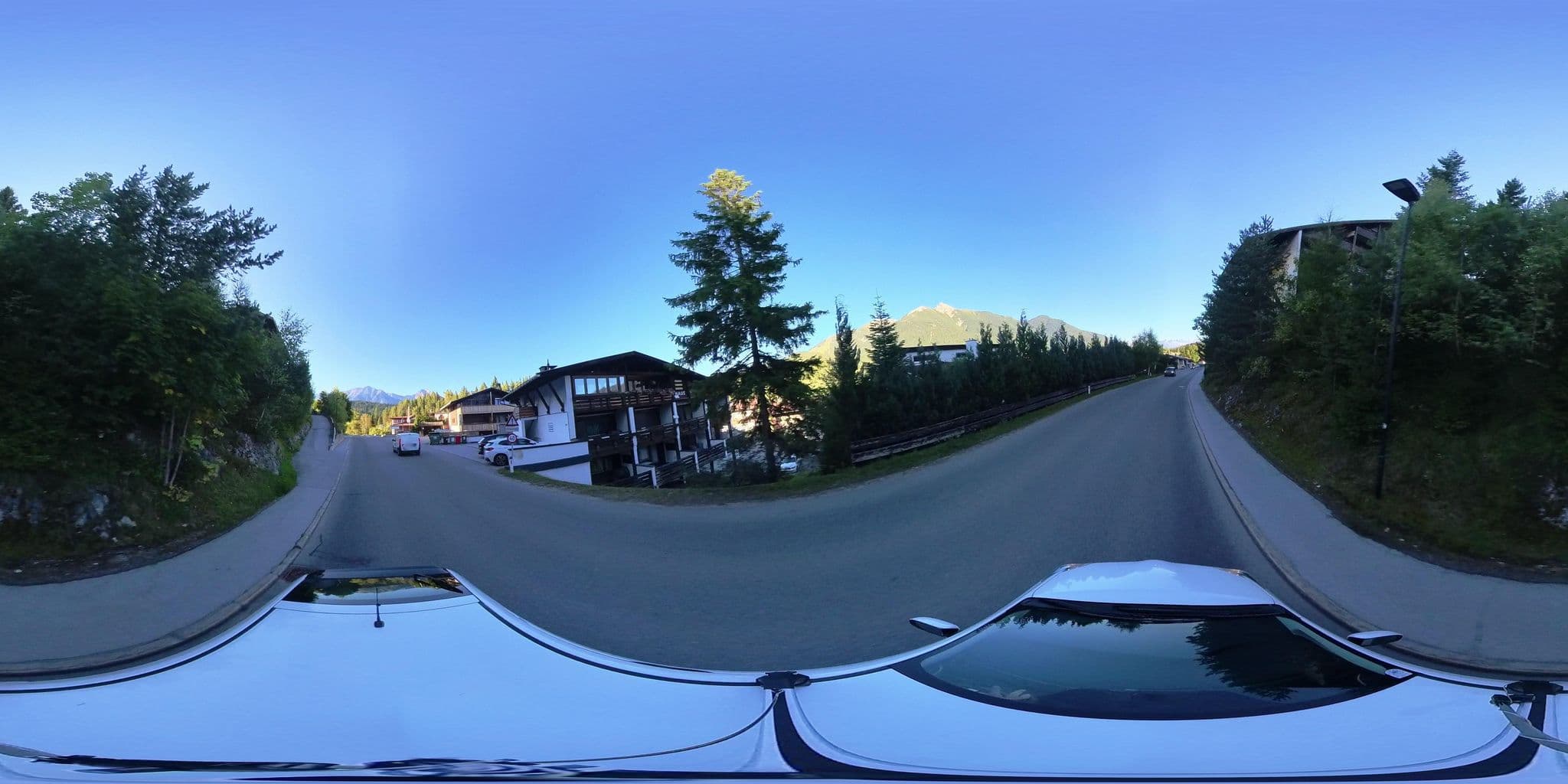 Street view near Haus Jonghof, Seefeld in Tirol