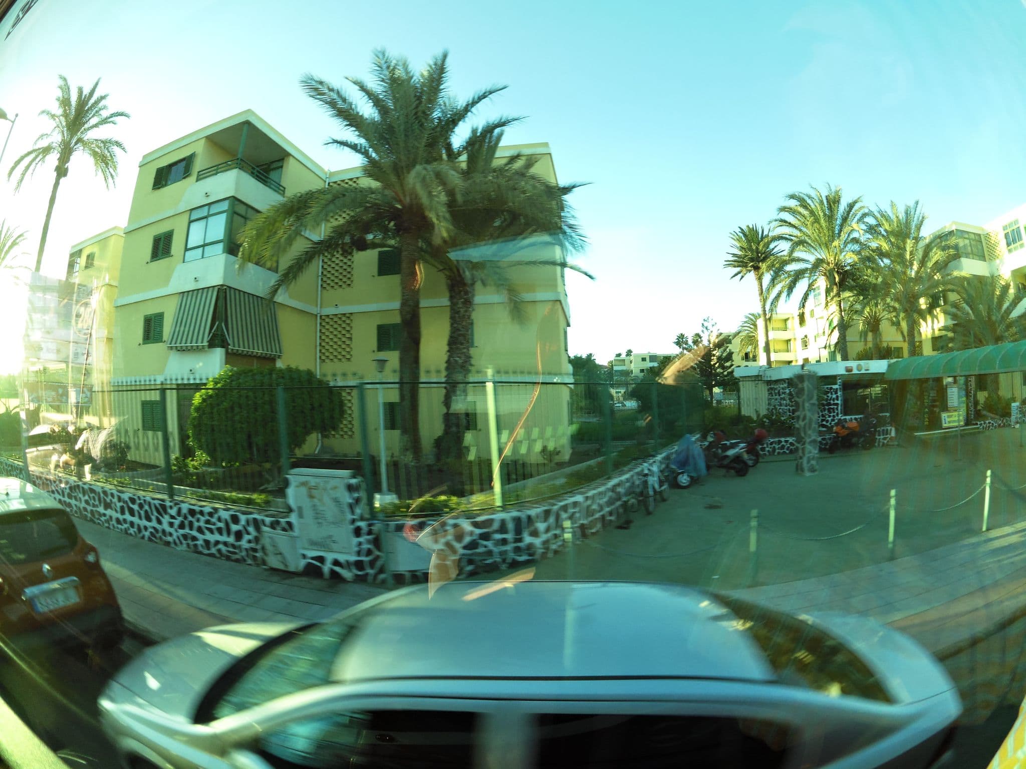 Street view near Las Olas, Playa del Ingles