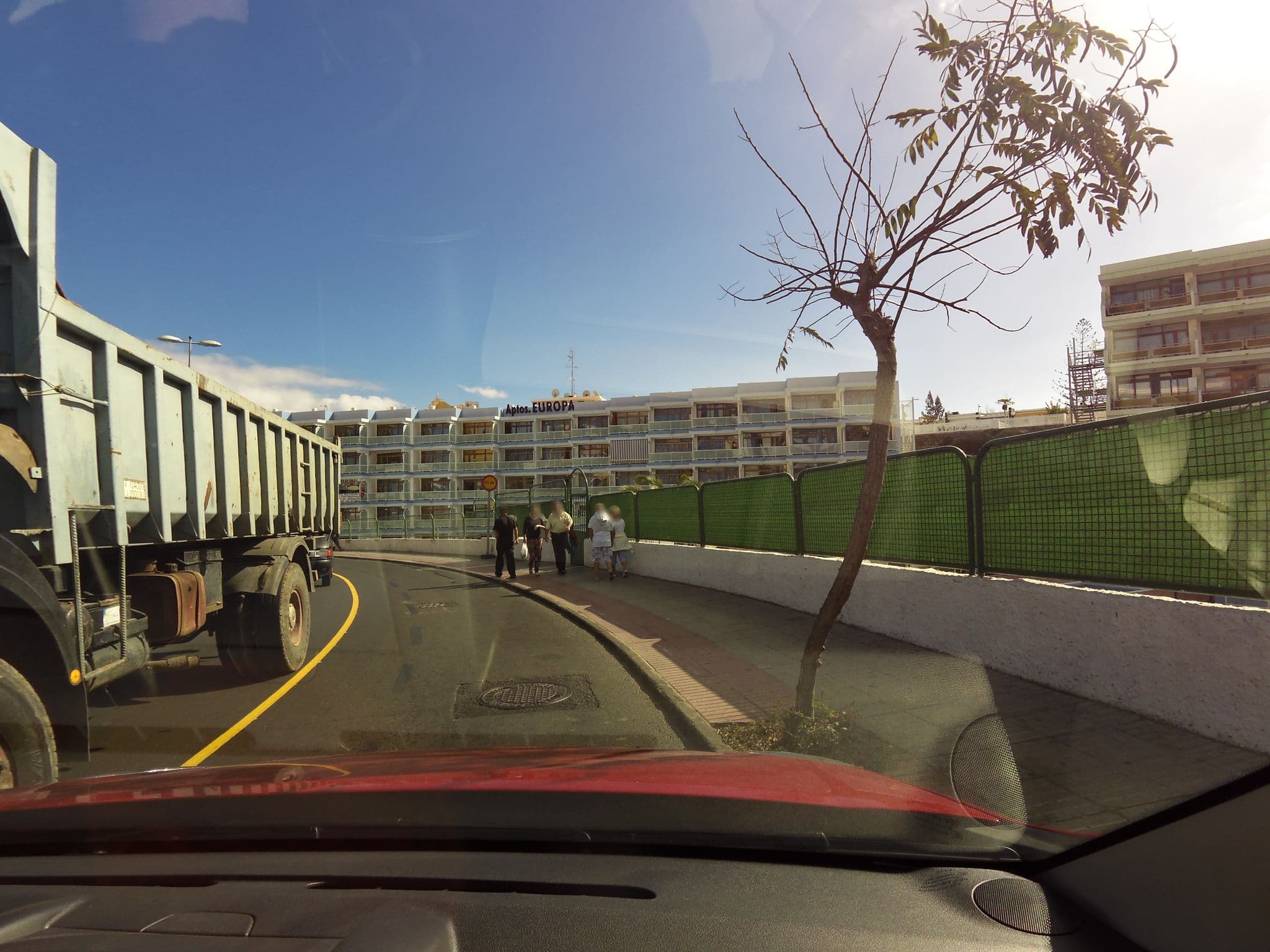 Street view near Apartamentos Australia, Playa del Ingles