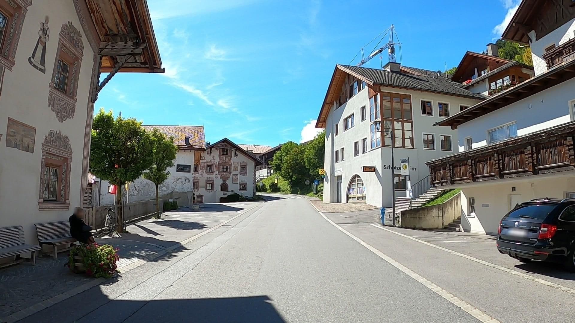 Street view near Dorfchalet, Prutz