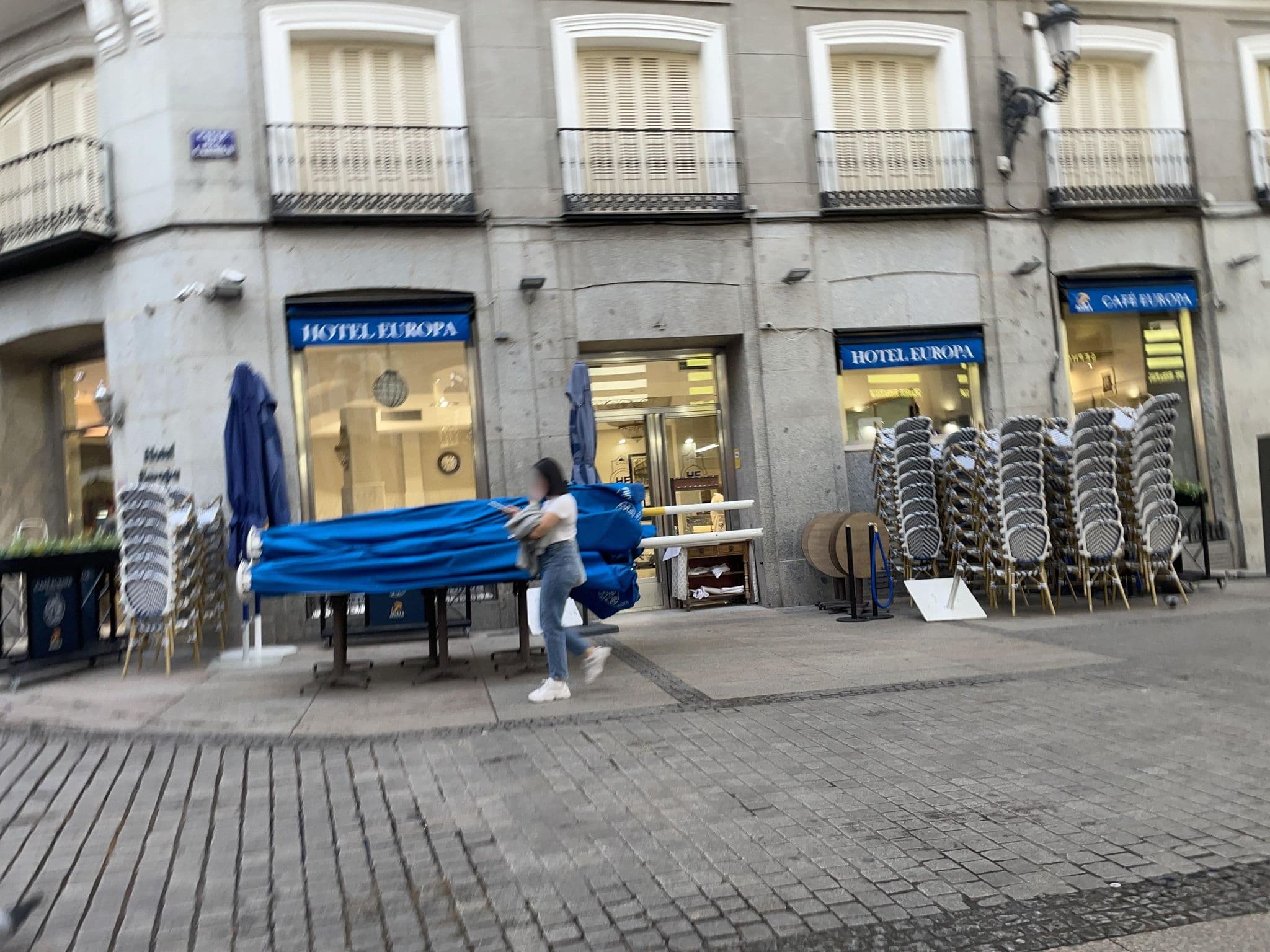 Street view near Hotel Europa, Sol — © seraq (CC BY-SA · Mapillary)