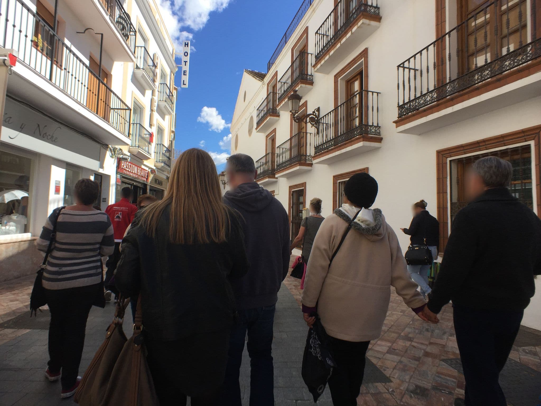 Street view near Puerta del Mar, Nerja