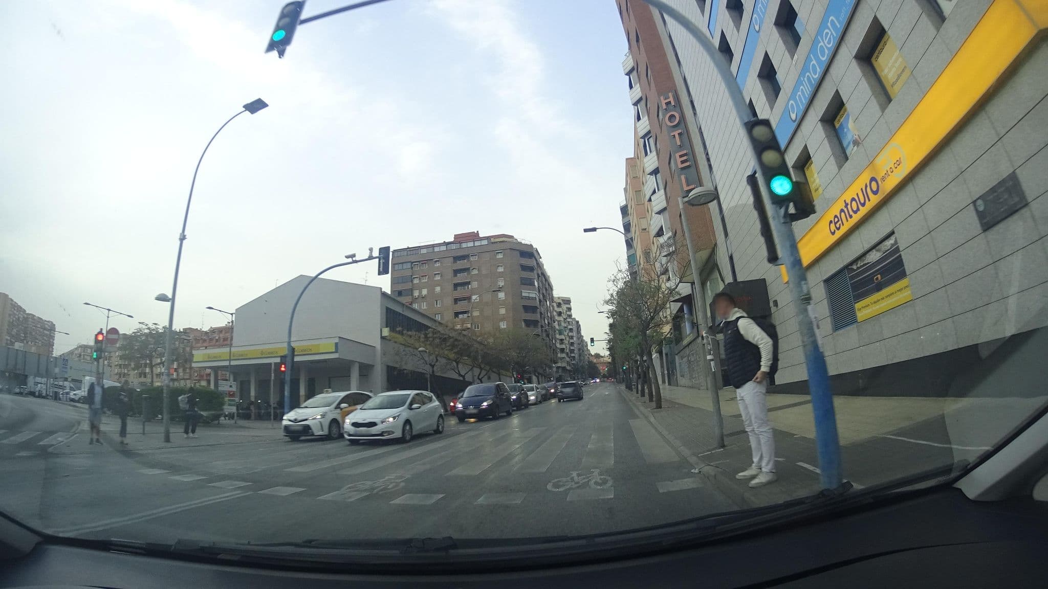 Street view near La City Hotel, Alicante